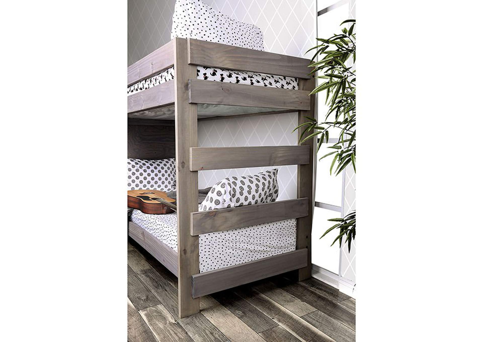 Ampelios Twin/Twin Bunk Bed,Furniture of America
