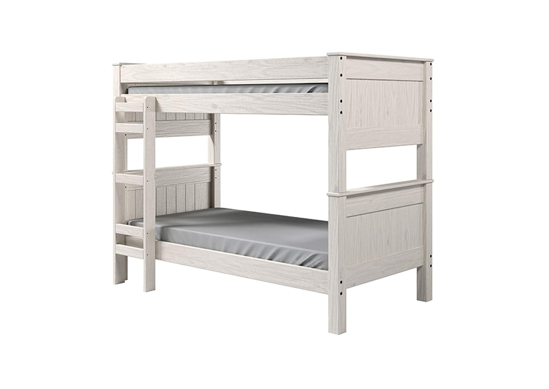 Albani Twin/Twin Post Bunkbed,Furniture of America