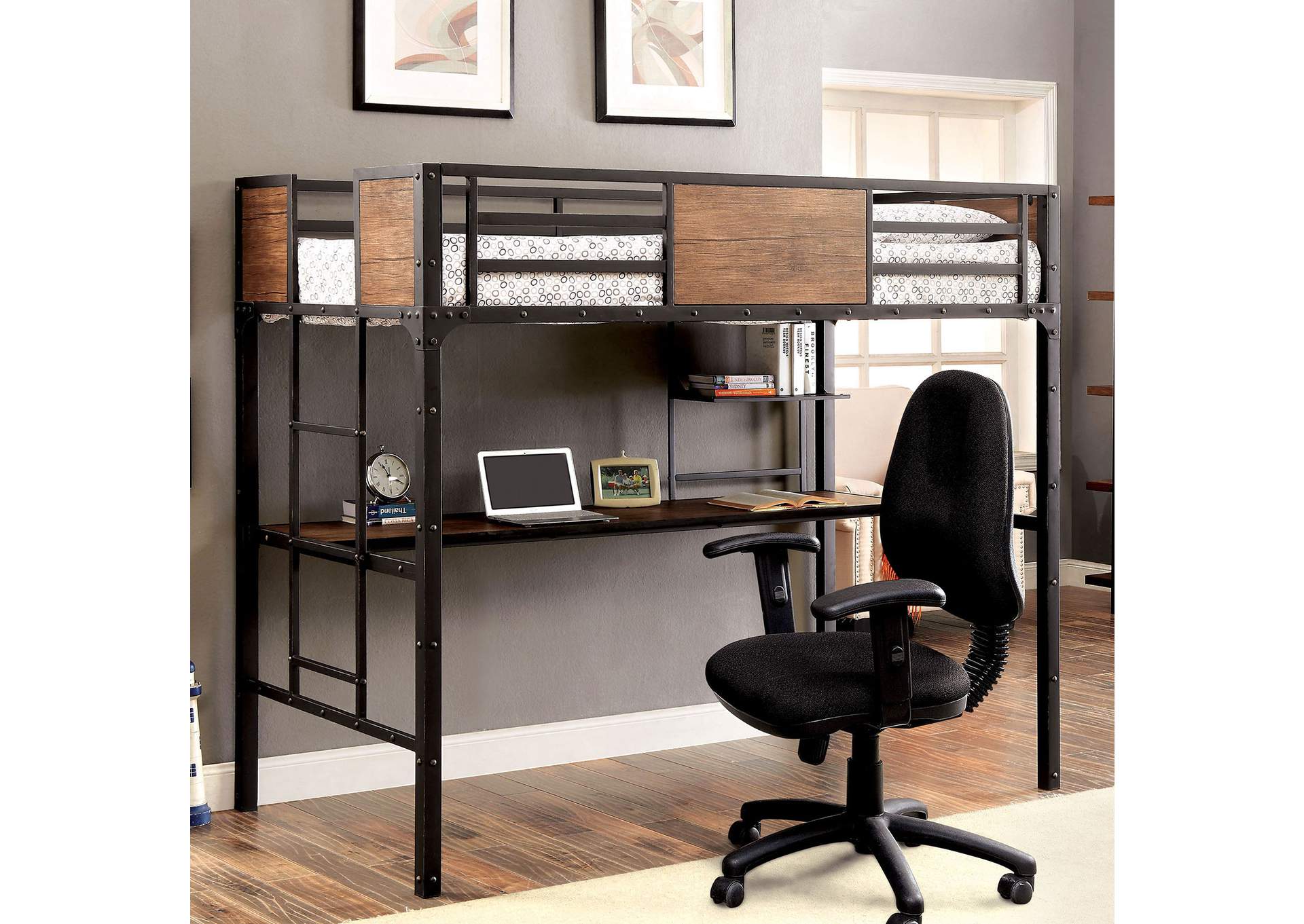 Clapton Twin/Workstation,Furniture of America