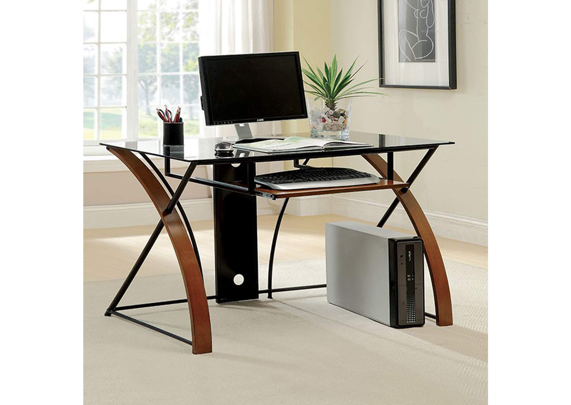 Baden Computer Desk,Furniture of America
