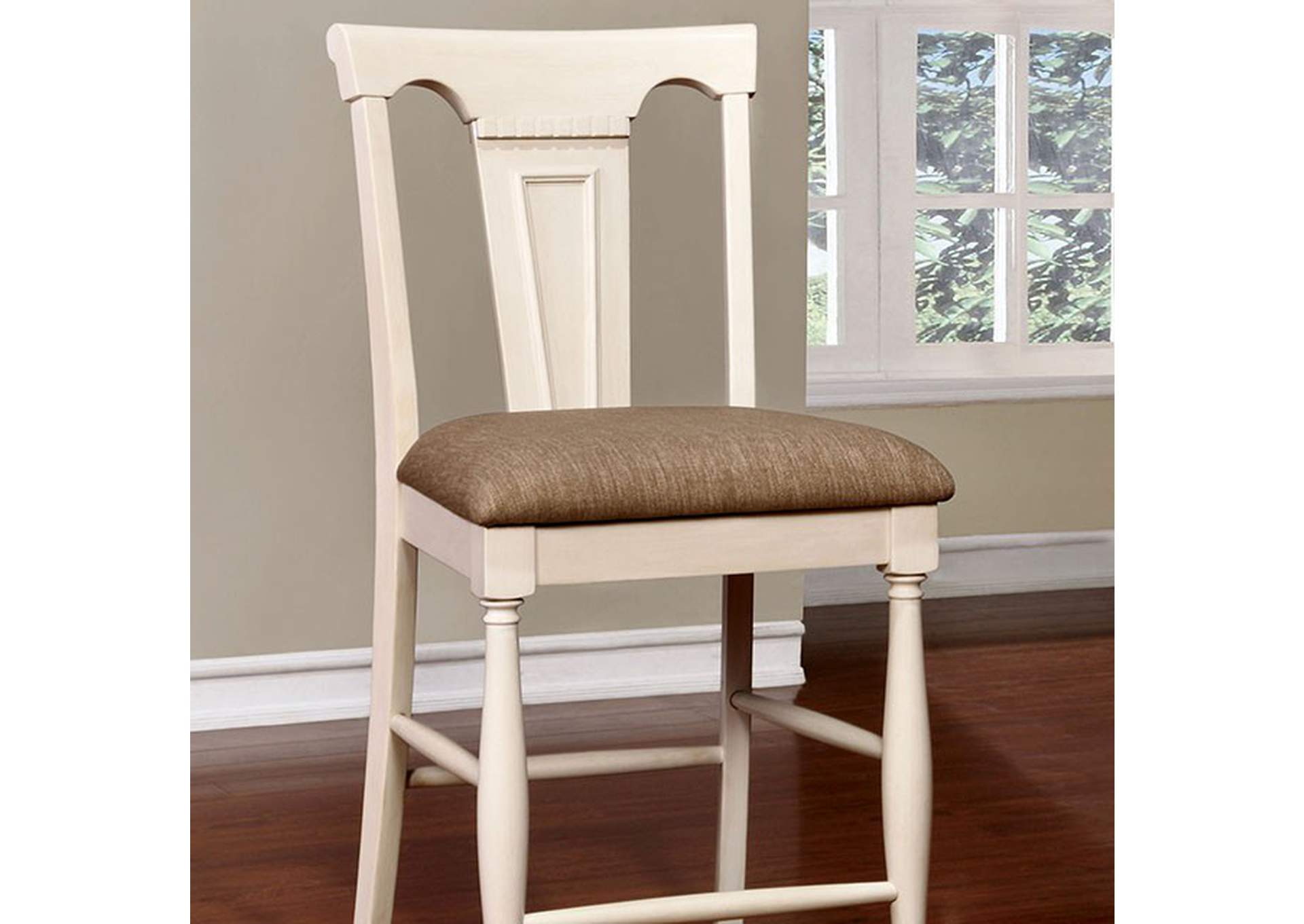 Sabrina Counter Ht. Chair (2/Box),Furniture of America