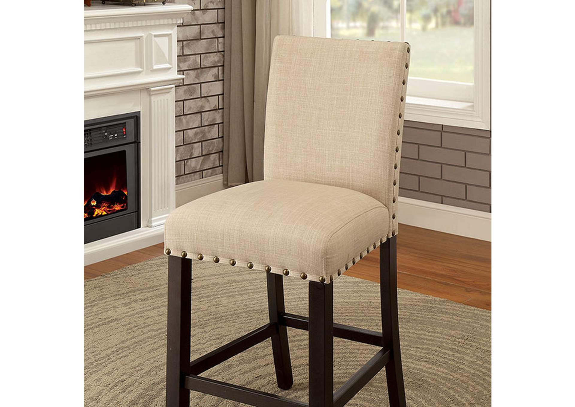 Kaitlin Counter Ht. Chair (2/Ctn),Furniture of America