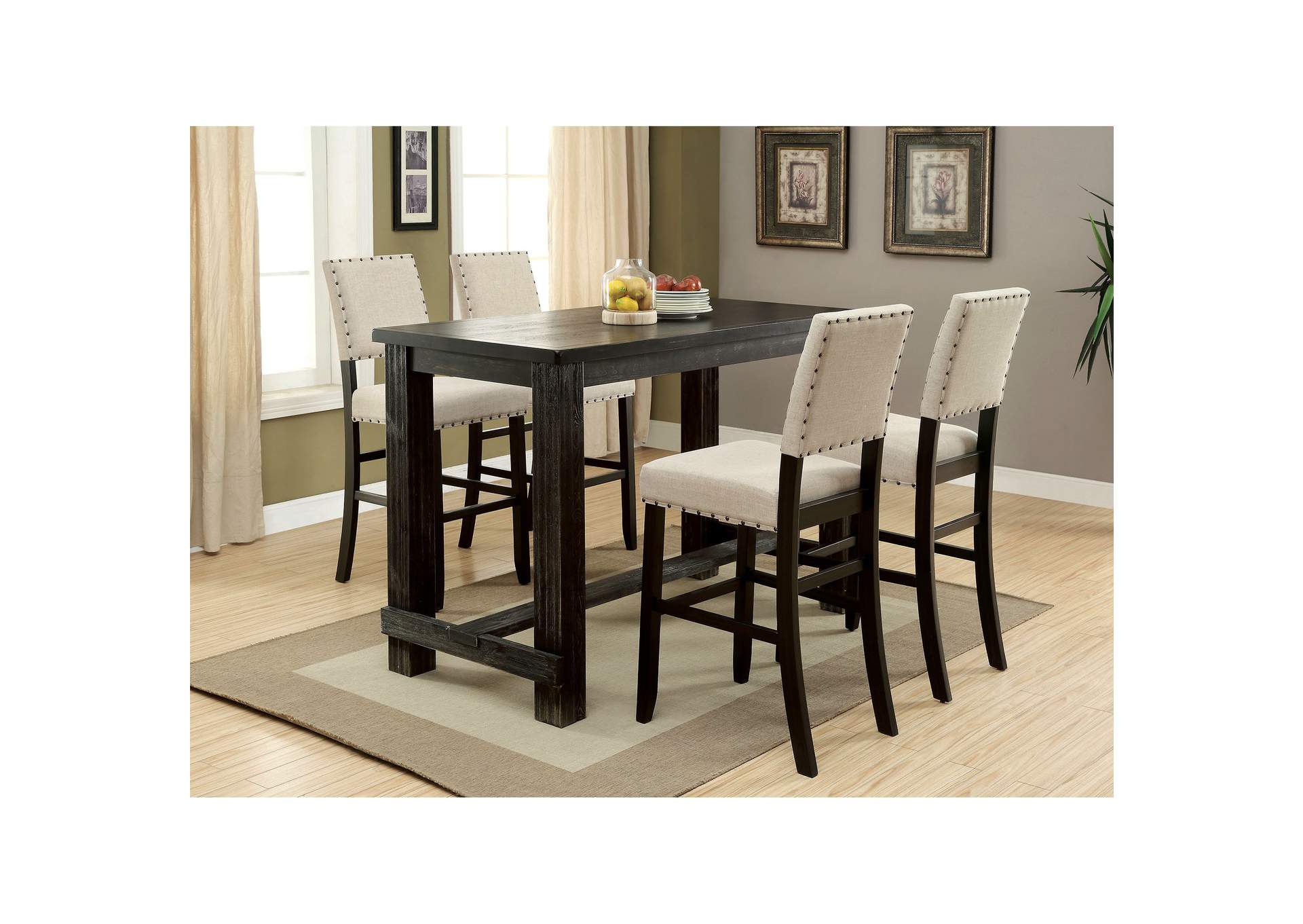 Sania Bar Table,Furniture of America