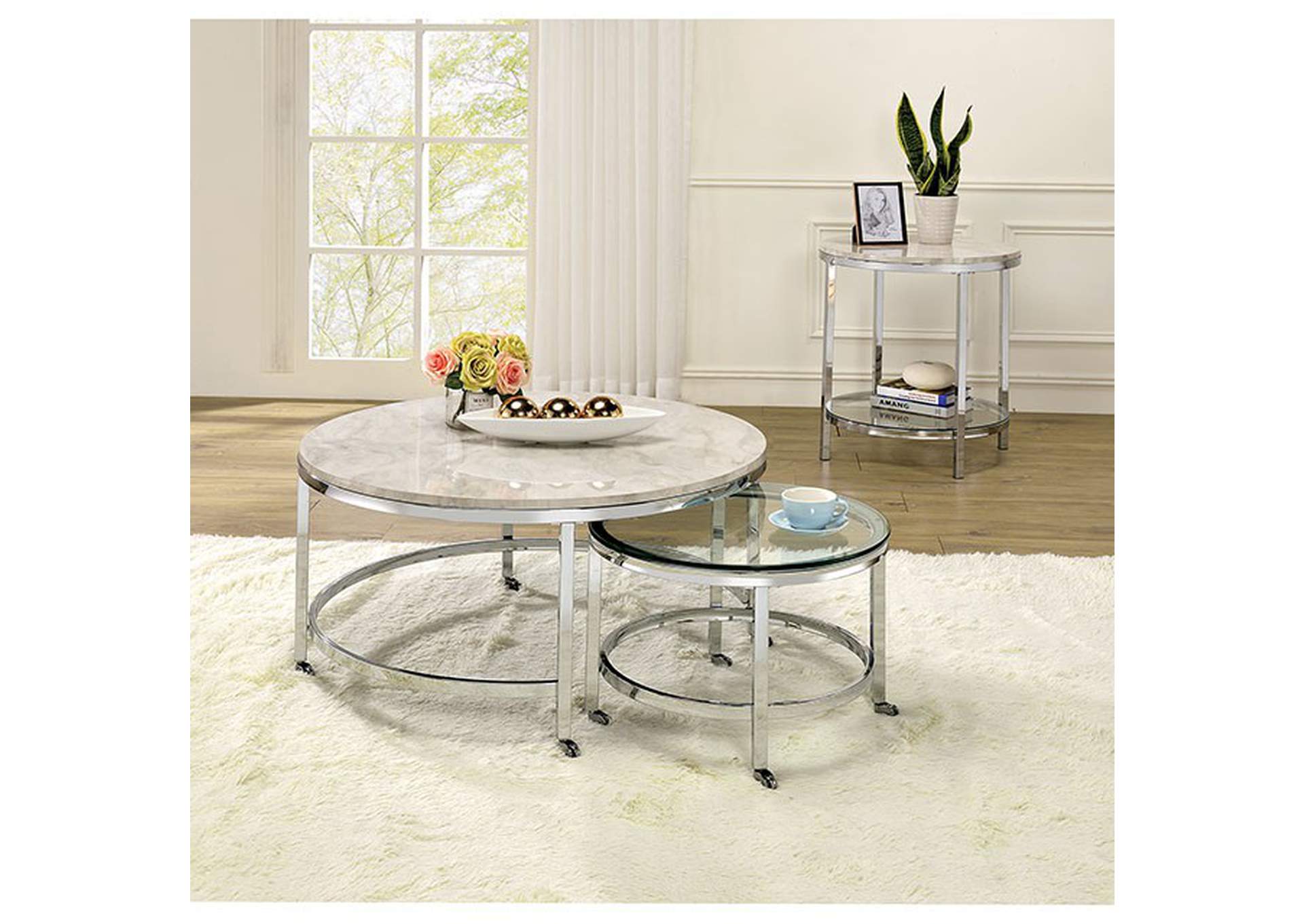 Shauna End Table,Furniture of America