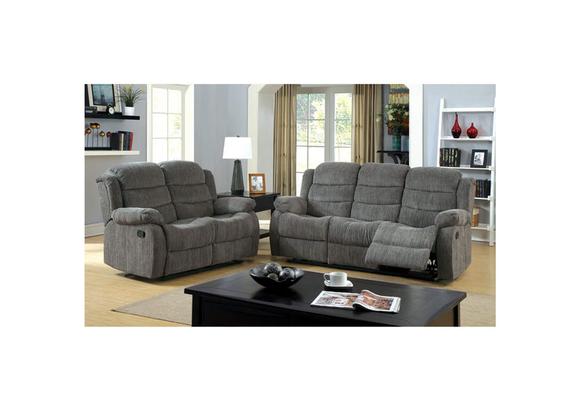 Millville Motion Love Seat,Furniture of America