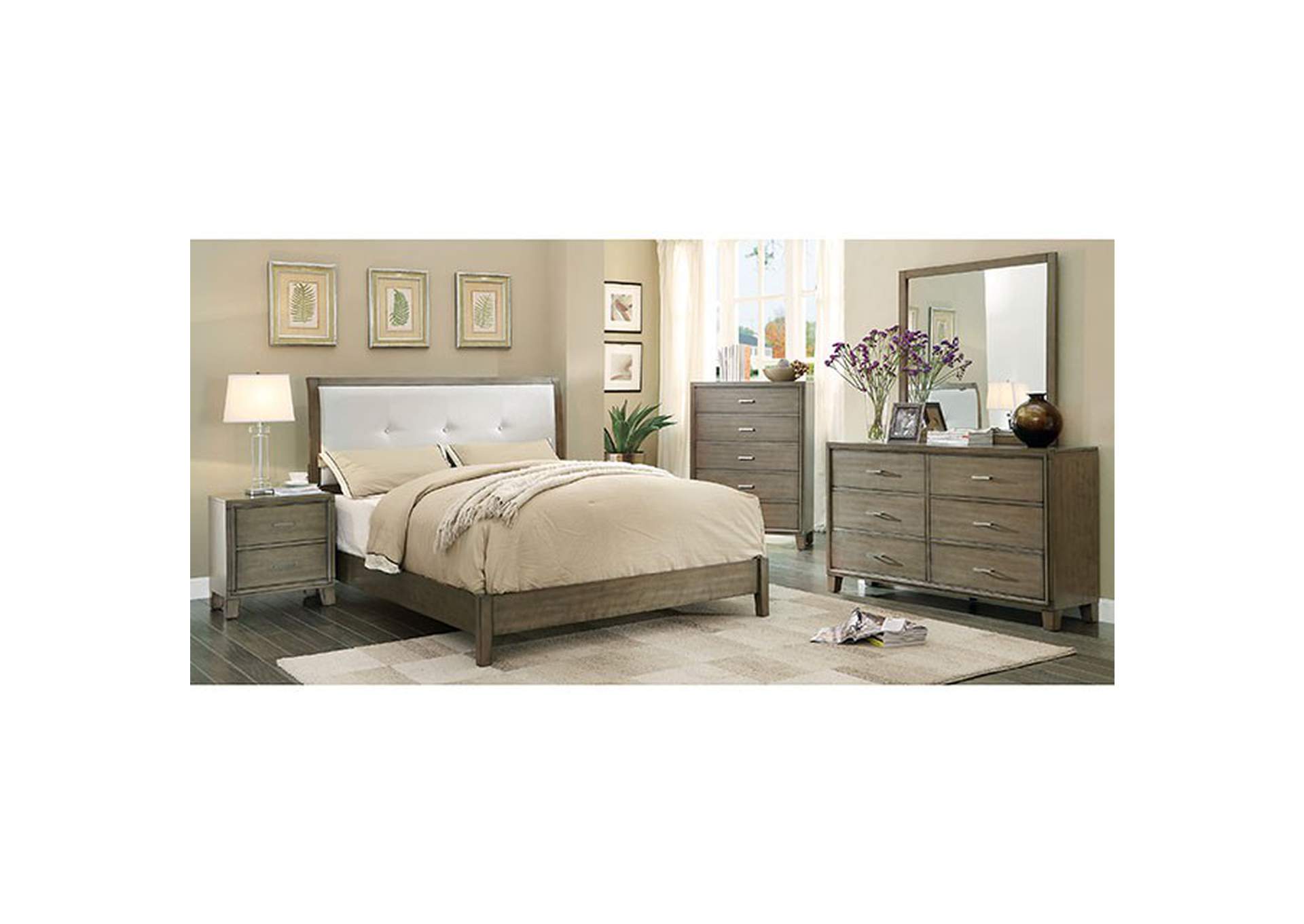 Enrico Cal.King Bed,Furniture of America