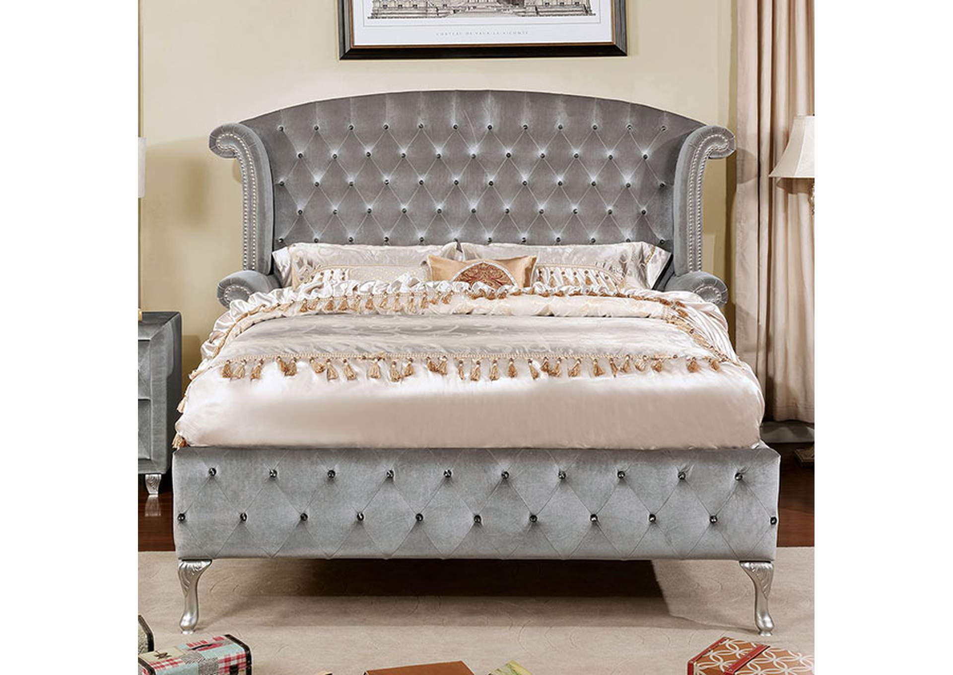 Alzir E.King Bed,Furniture of America