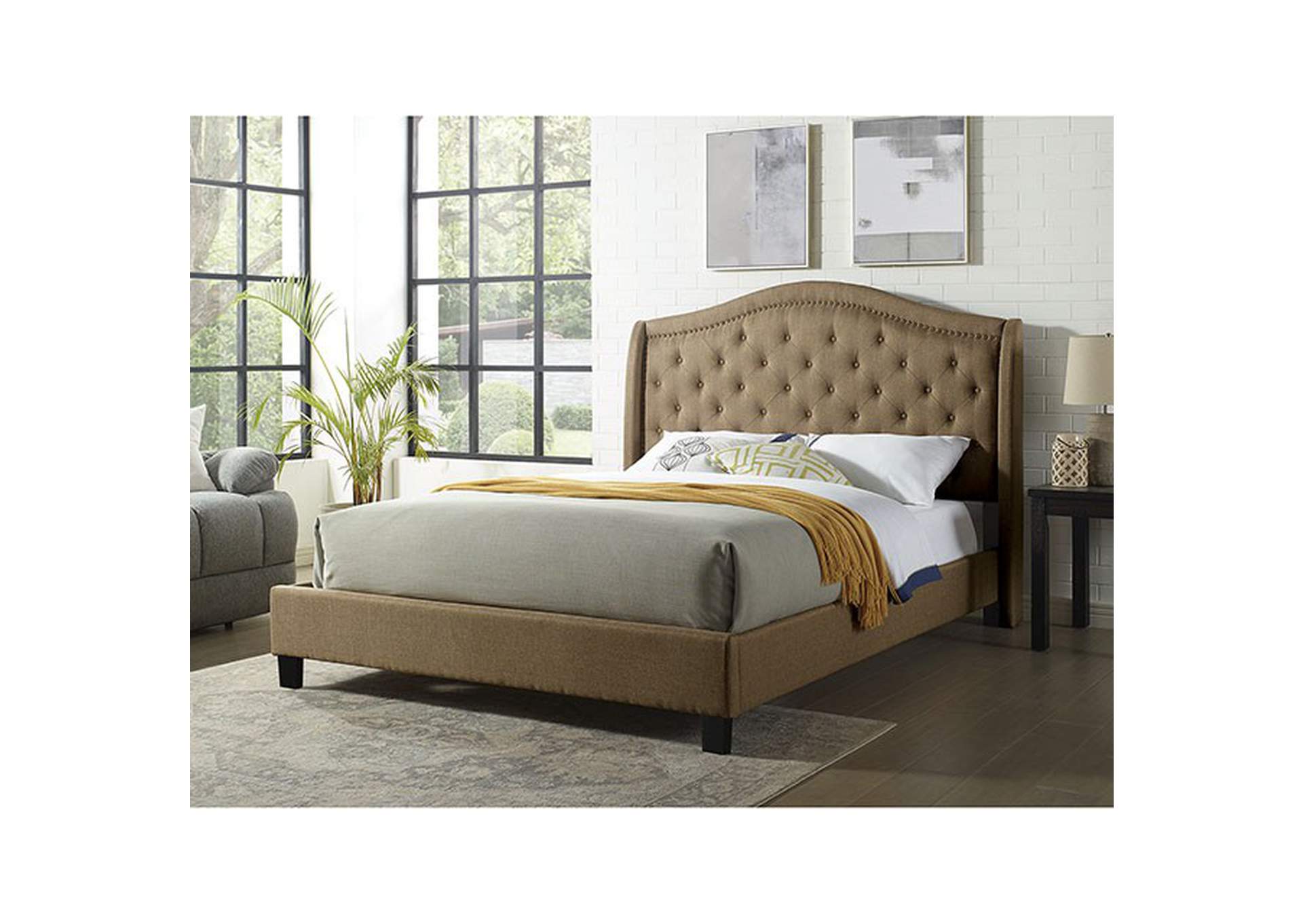 Carly Cal.King Bed,Furniture of America