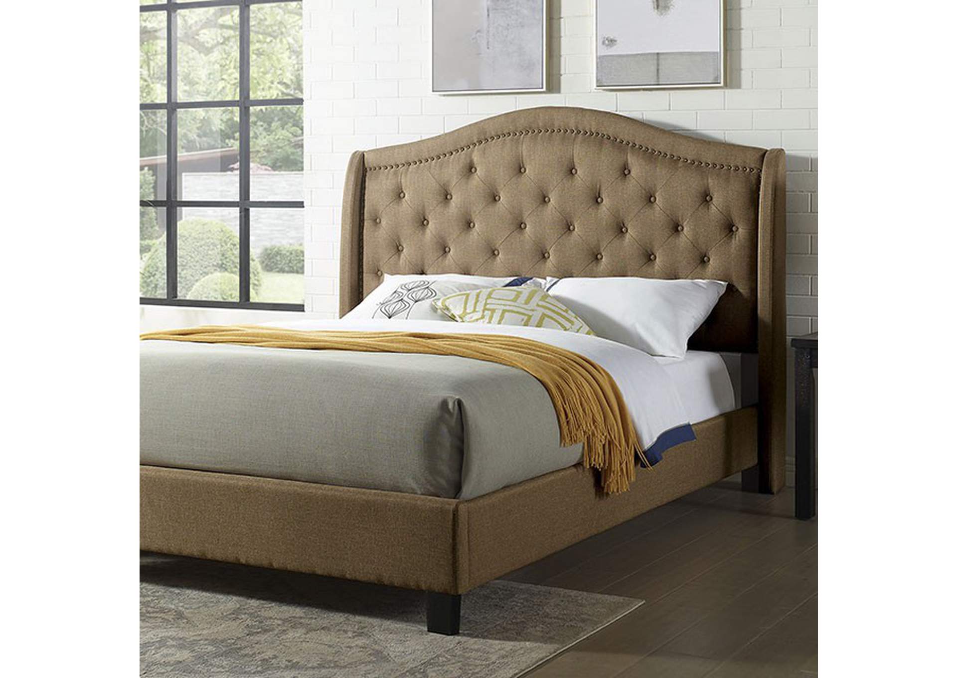 Carly Cal.King Bed,Furniture of America
