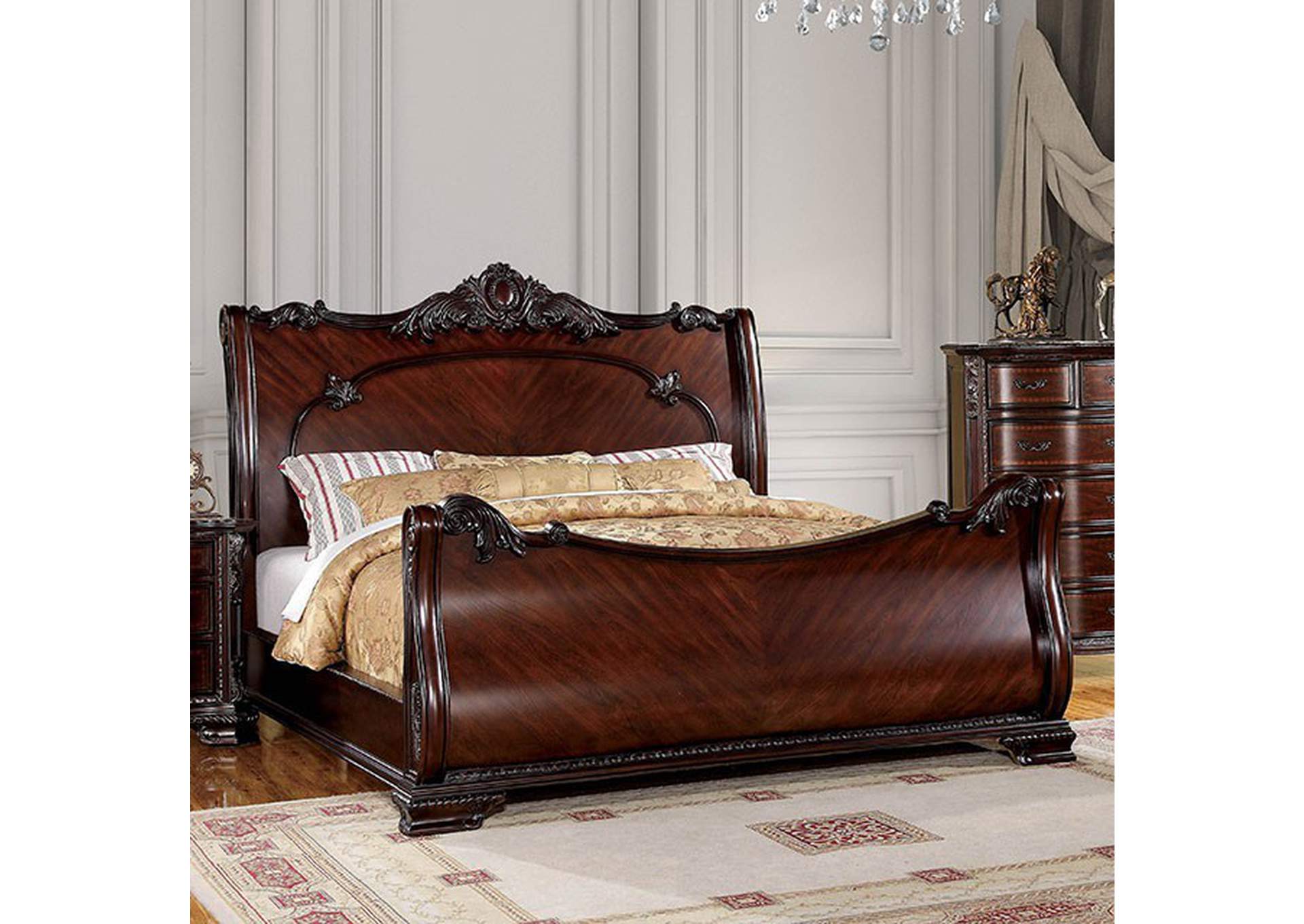 Bellefonte Cal.King Bed,Furniture of America