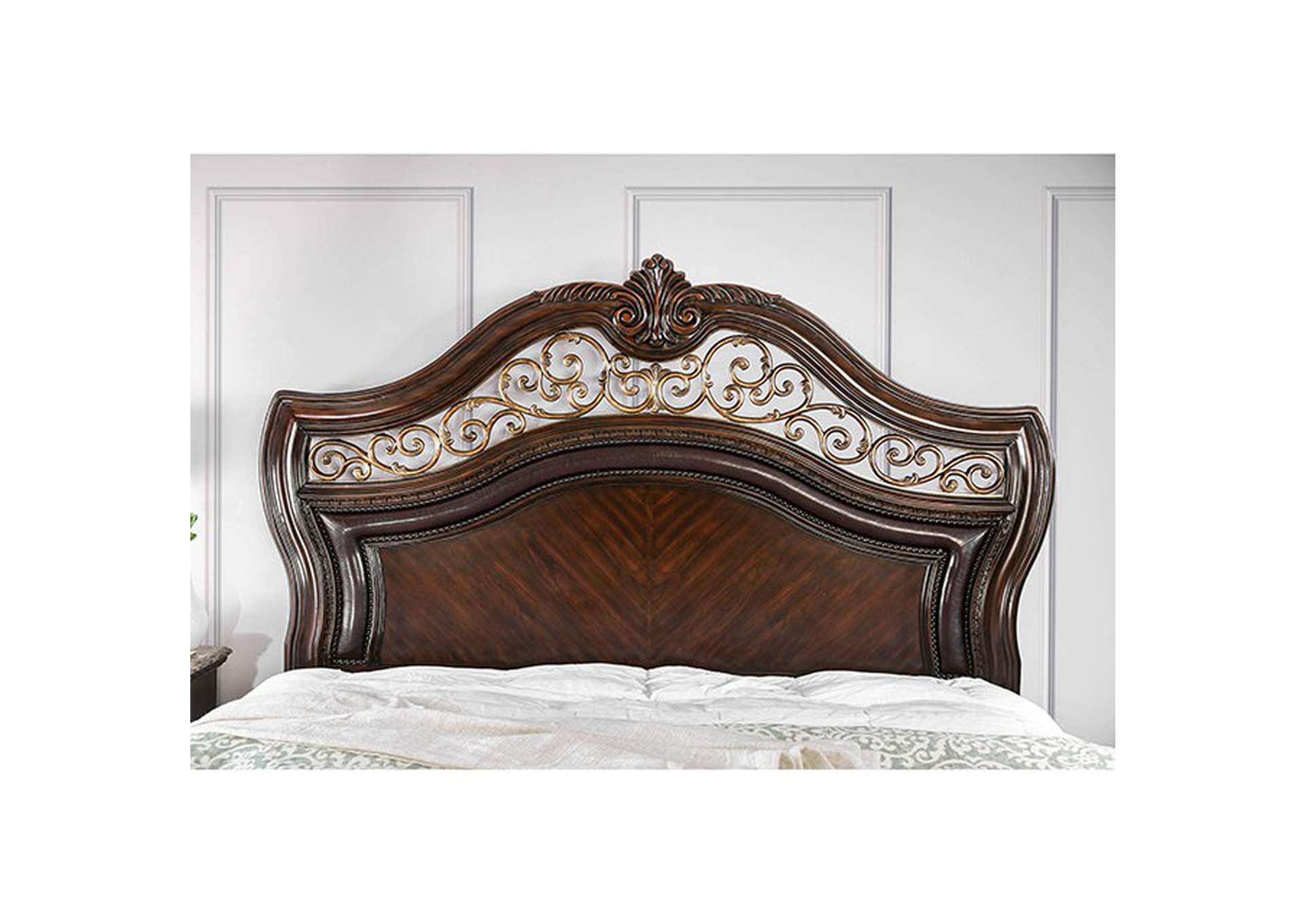 Menodora E.King Bed,Furniture of America