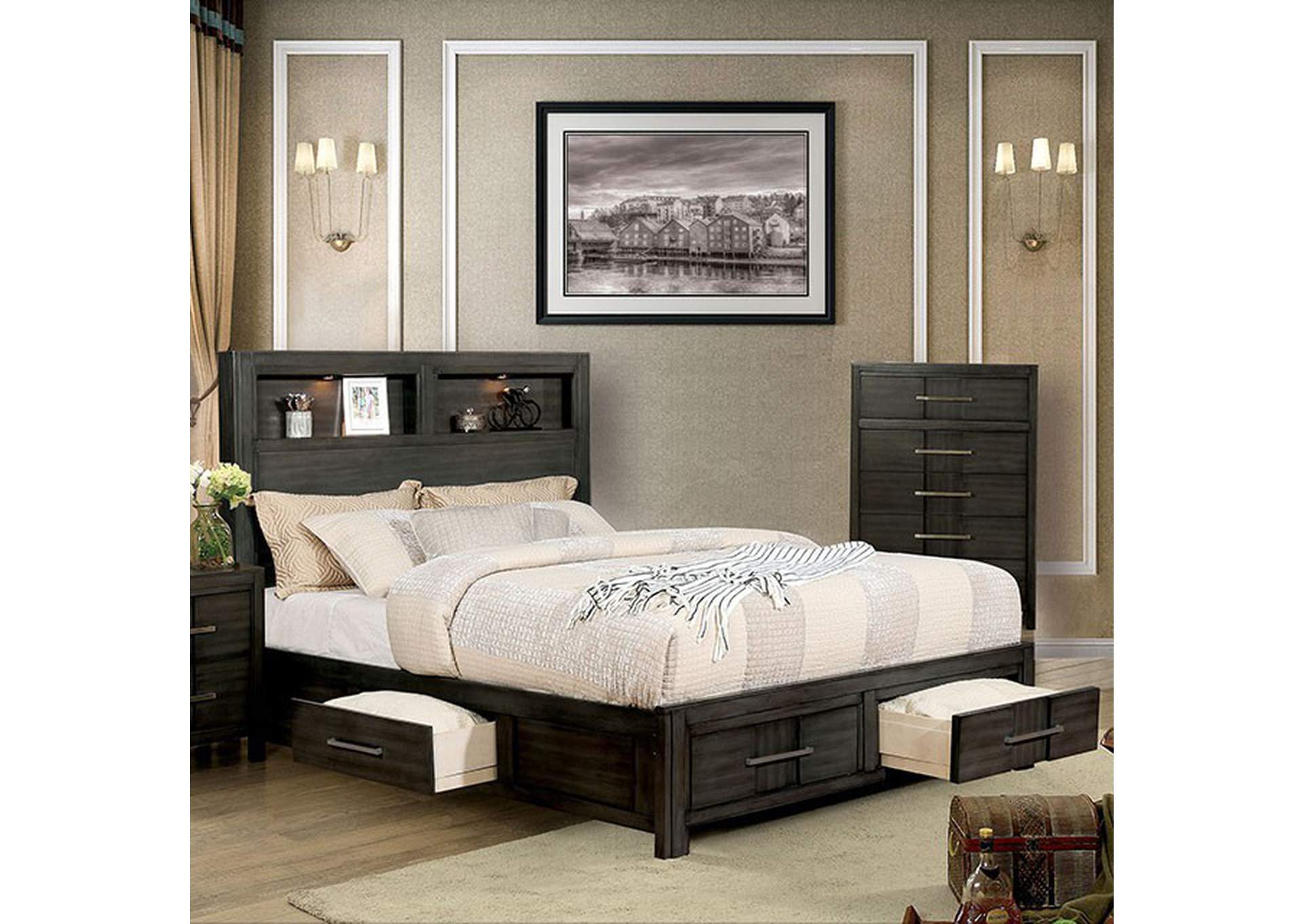Karla E.King Bed,Furniture of America