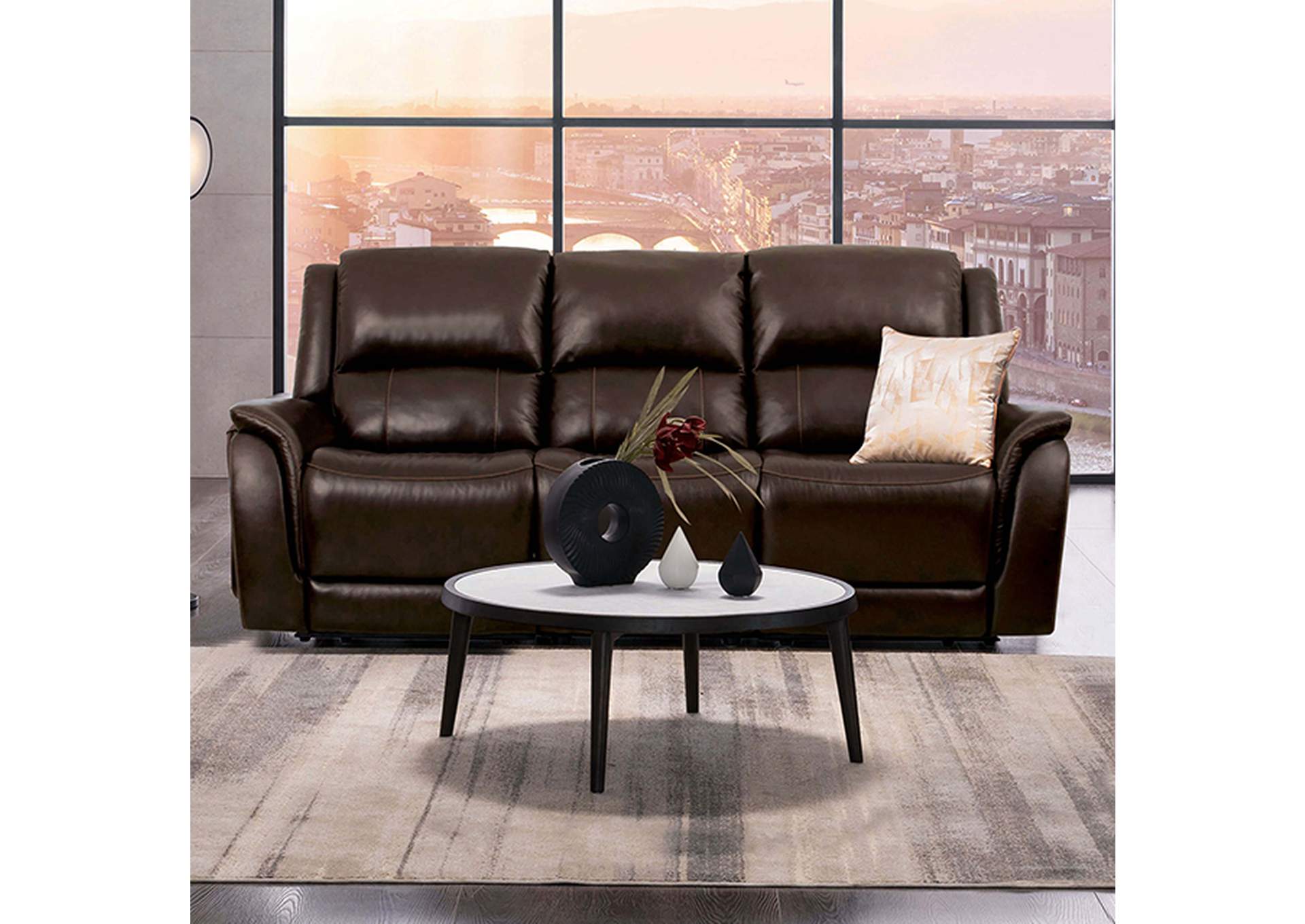 Gorgius Power Sofa,Furniture of America