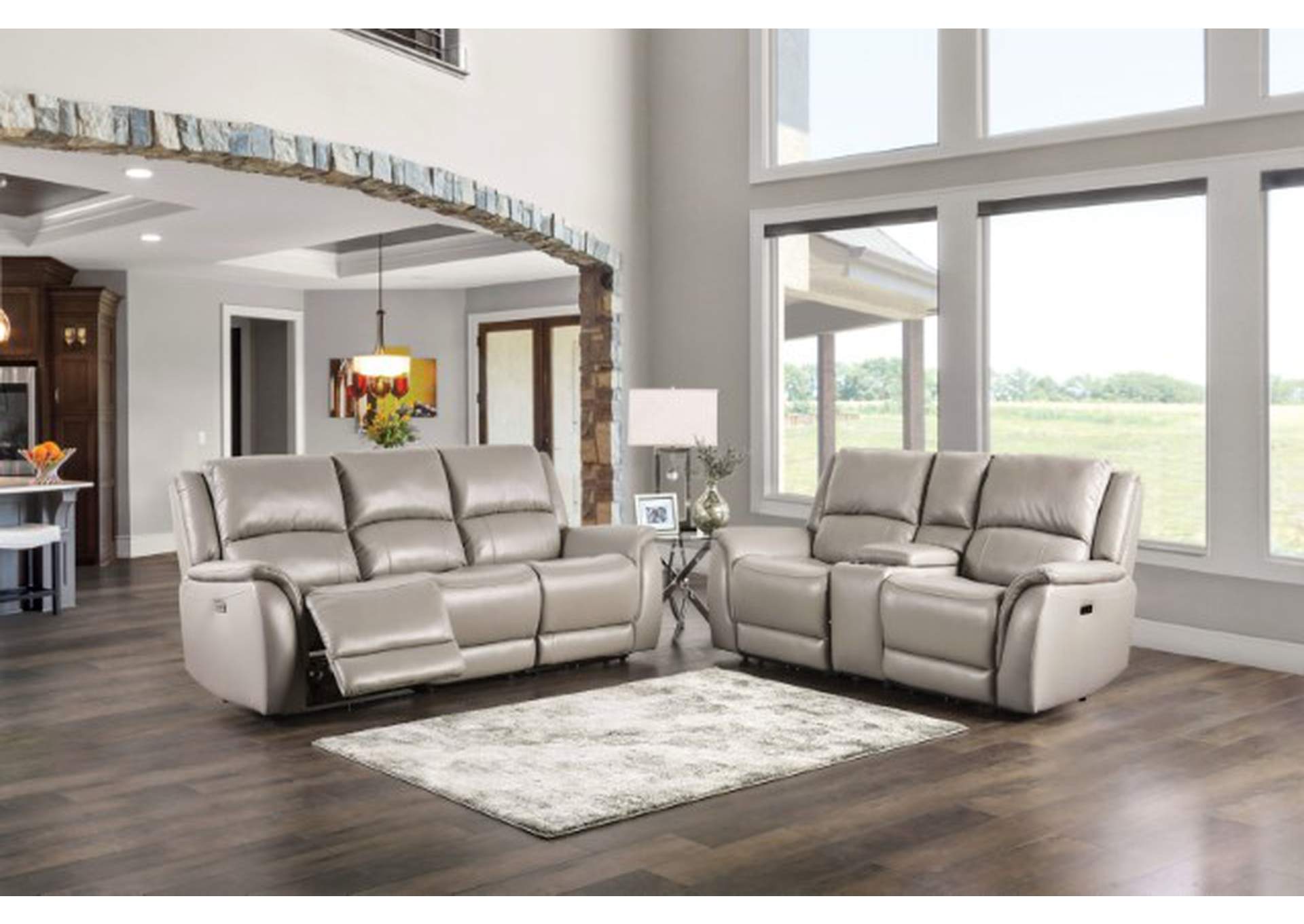 Gorgius Power Sofa,Furniture of America