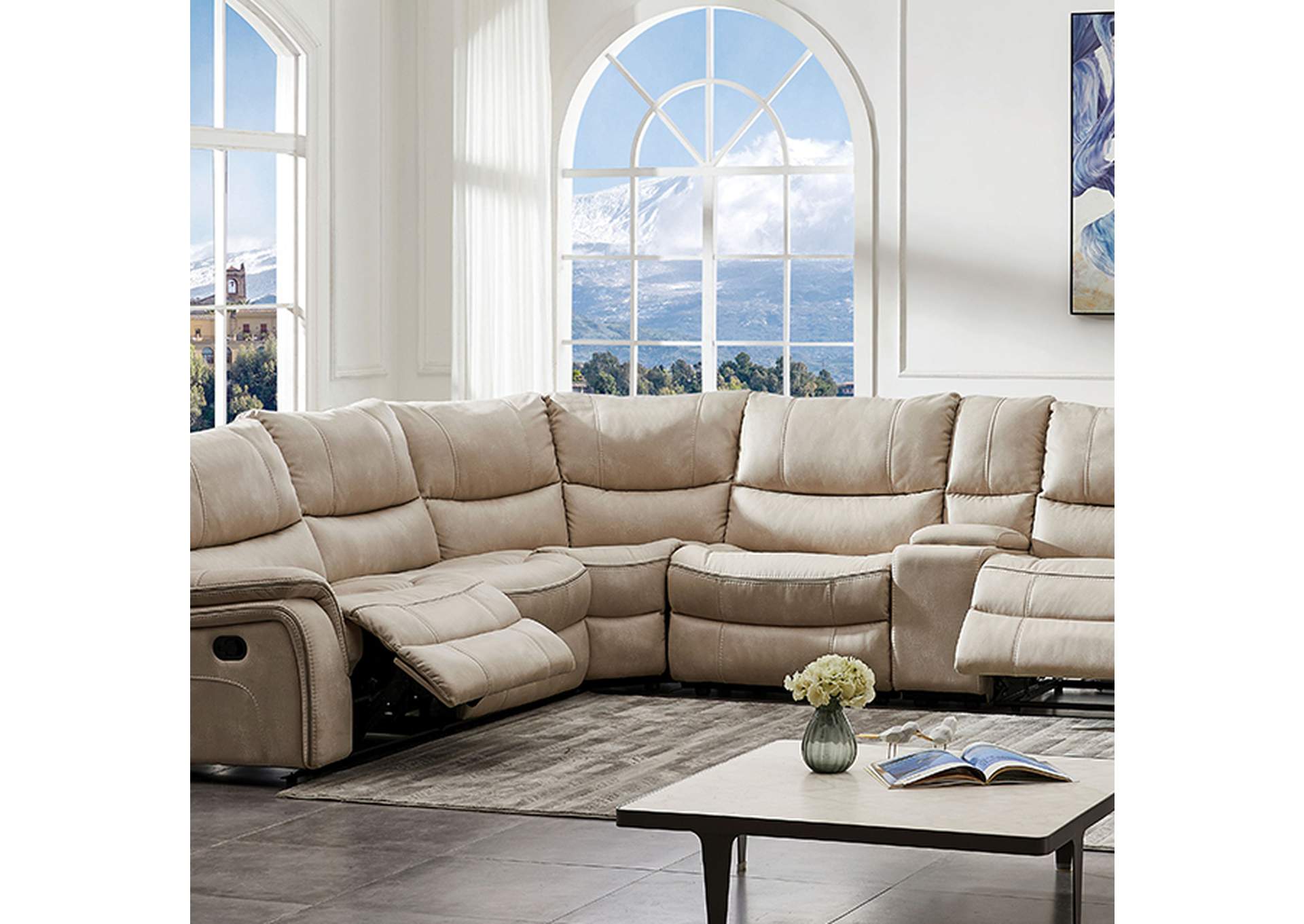 Jerominus Sectional,Furniture of America