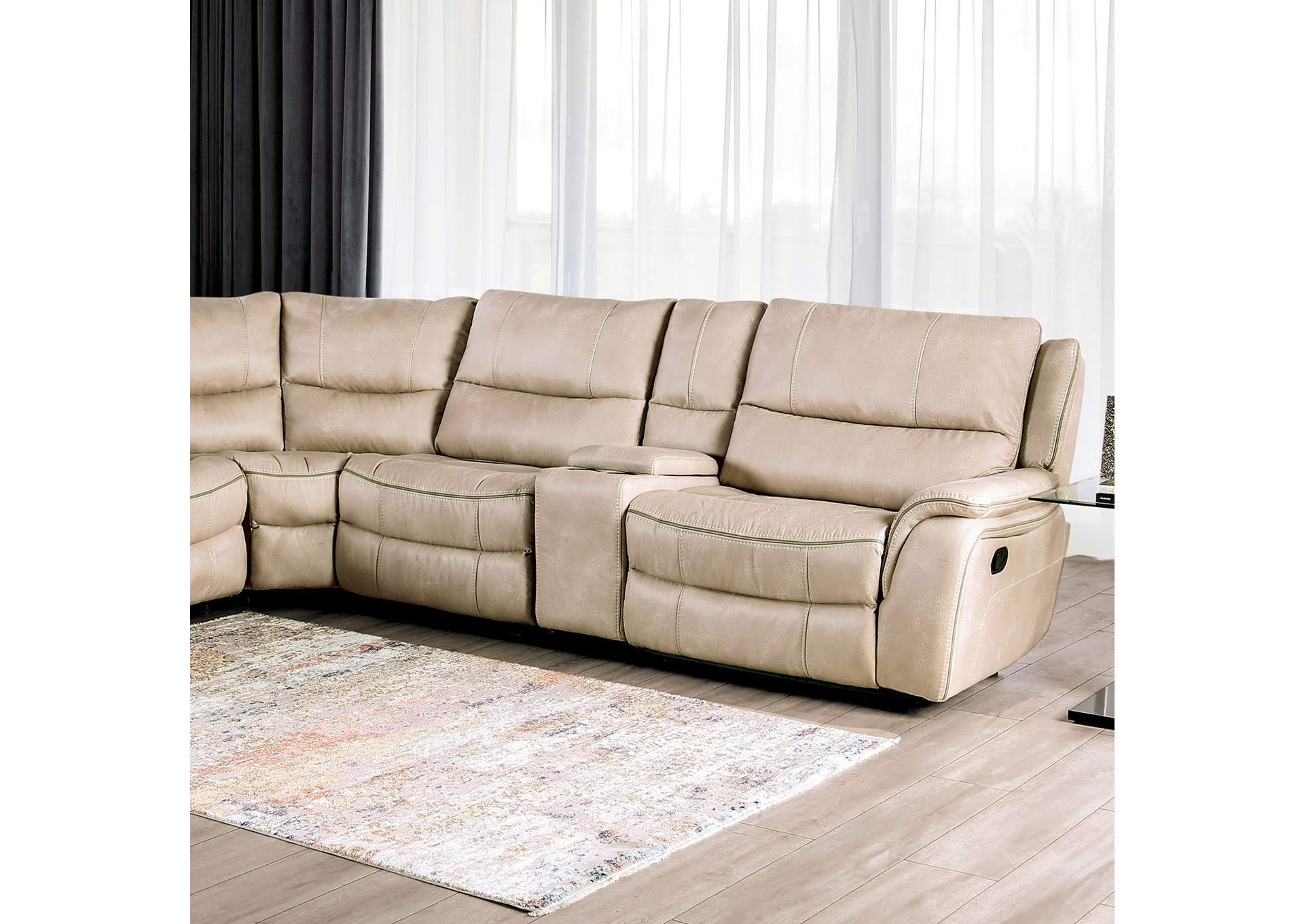 Jerominus Sectional,Furniture of America