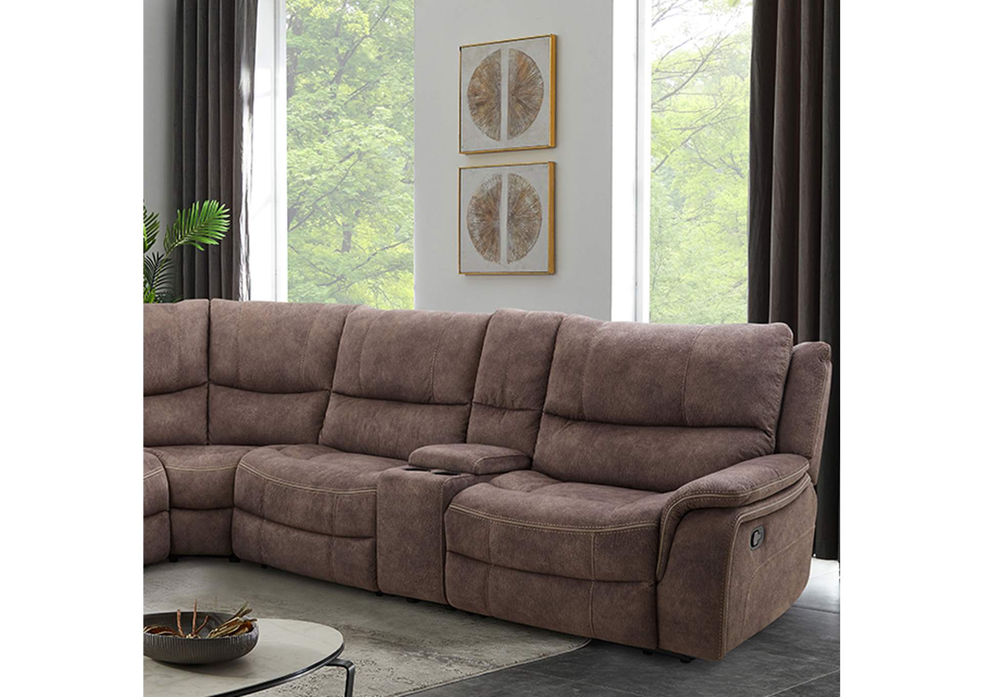 Jerominus Sectional,Furniture of America