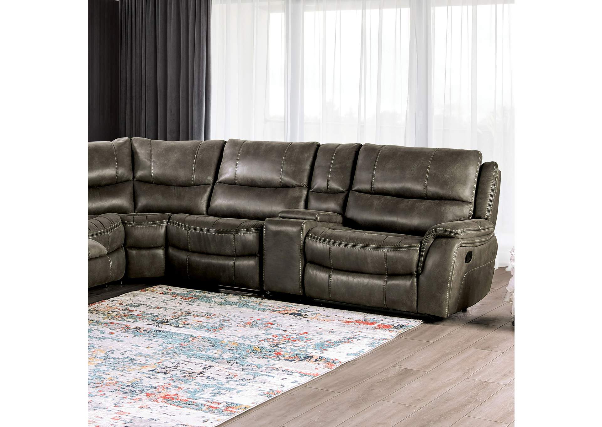 Jerominus Sectional,Furniture of America