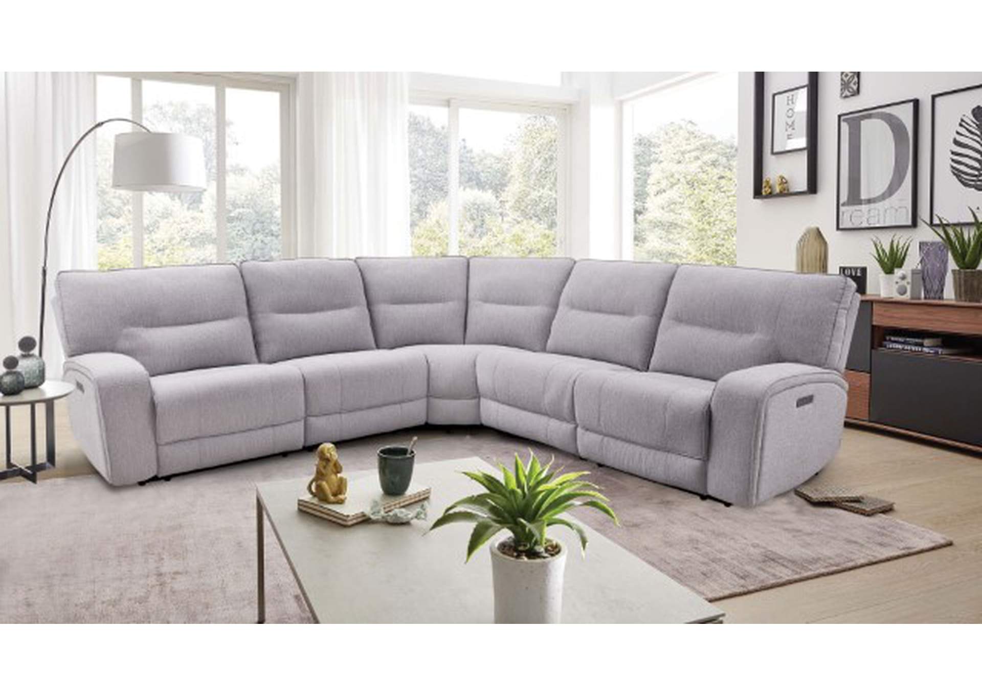 Tyrone Power Sectional,Furniture of America