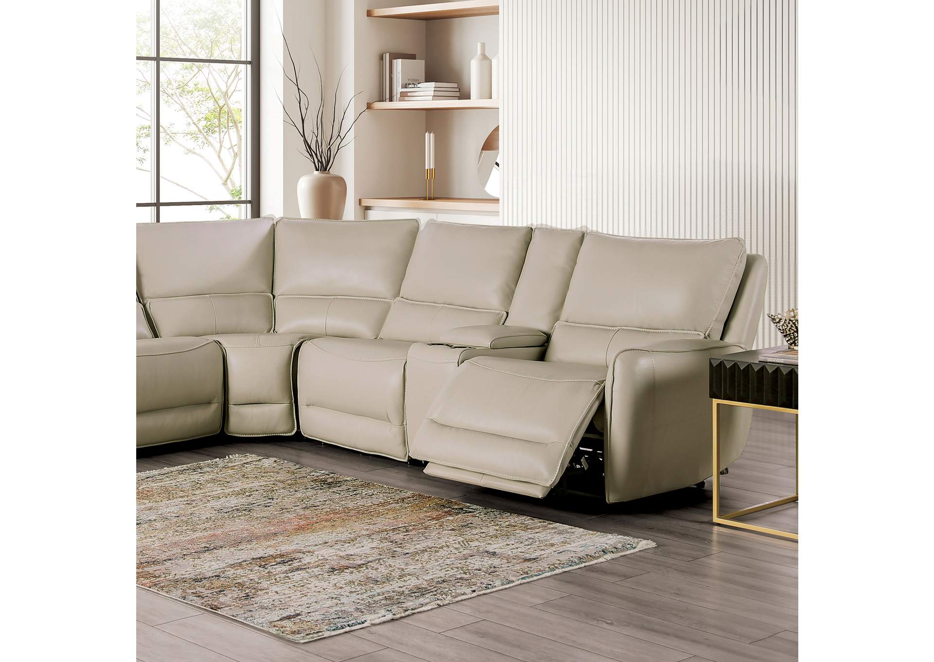 Hestia Power Sectional,Furniture of America