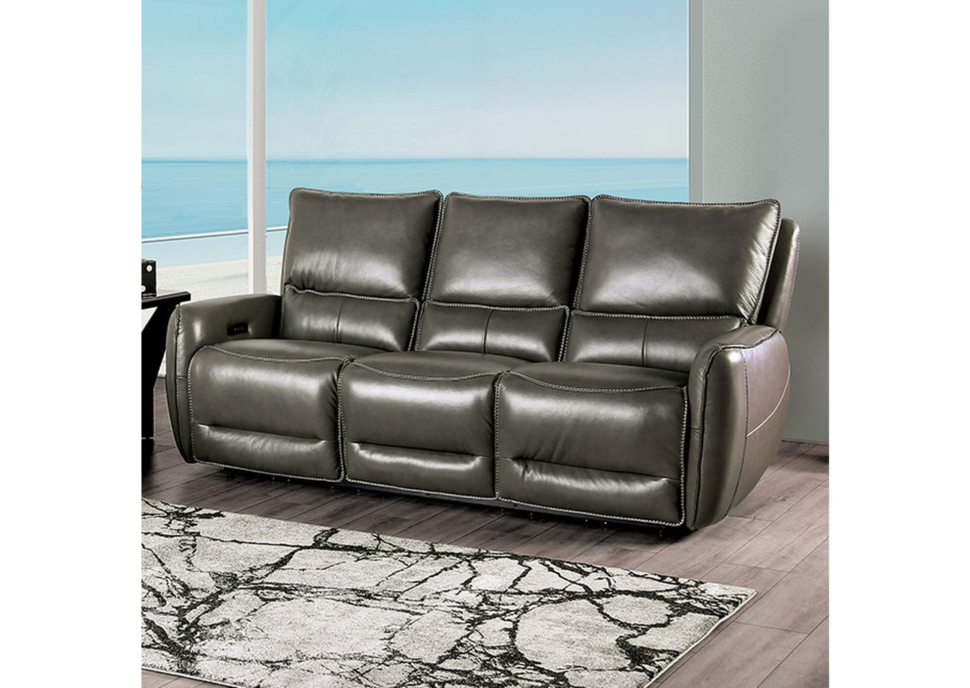 Phineas Power Sofa,Furniture of America