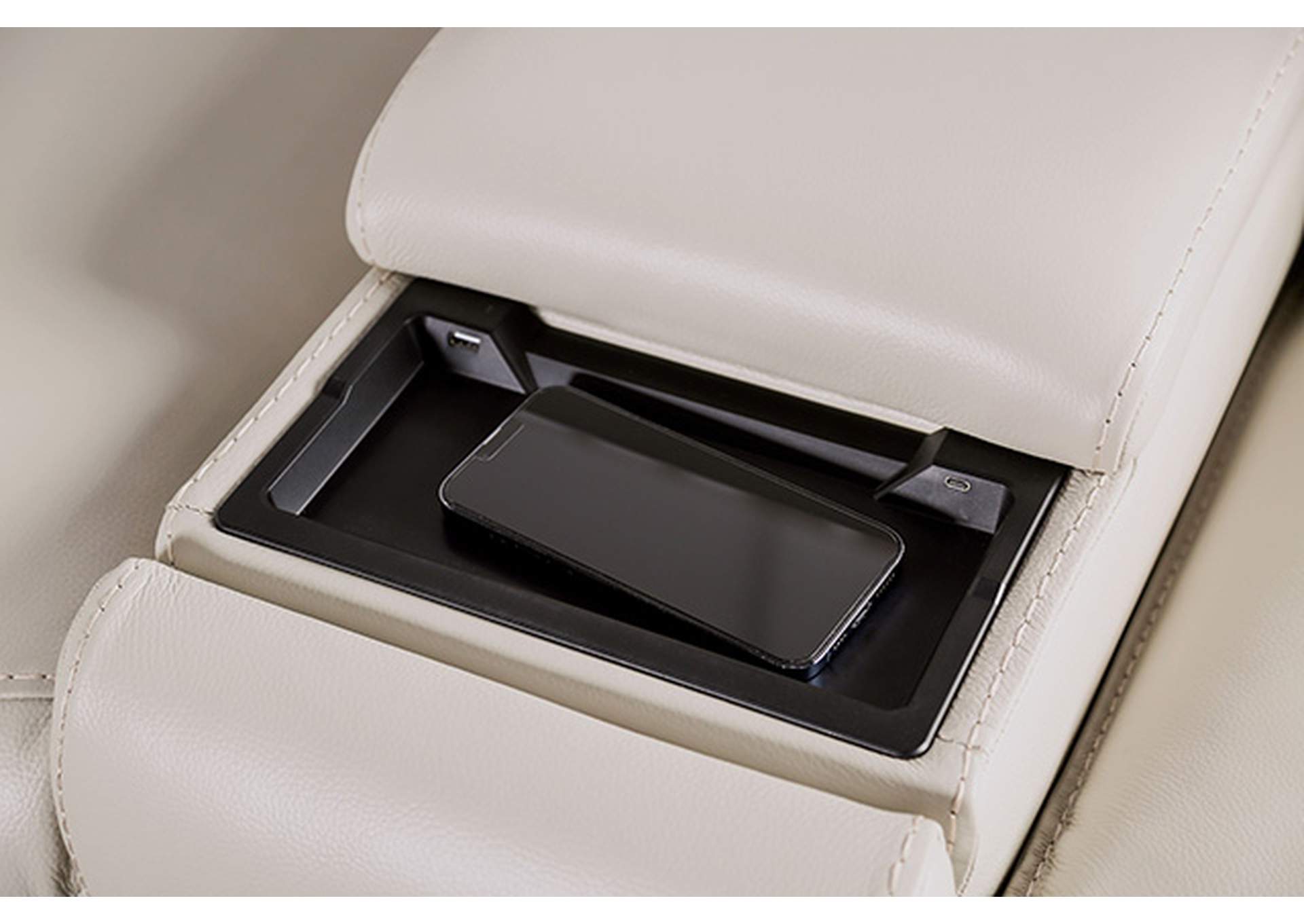 Phineas Power Loveseat,Furniture of America