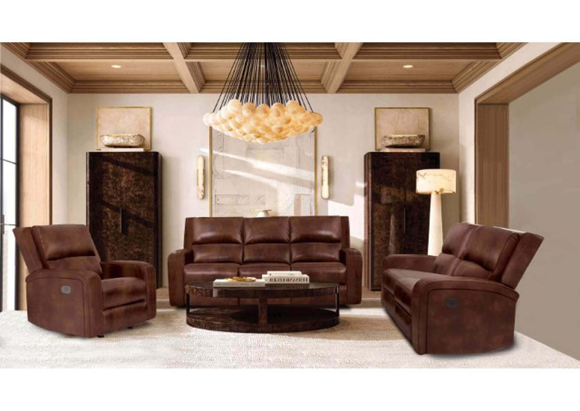 Soterios Power Loveseat,Furniture of America