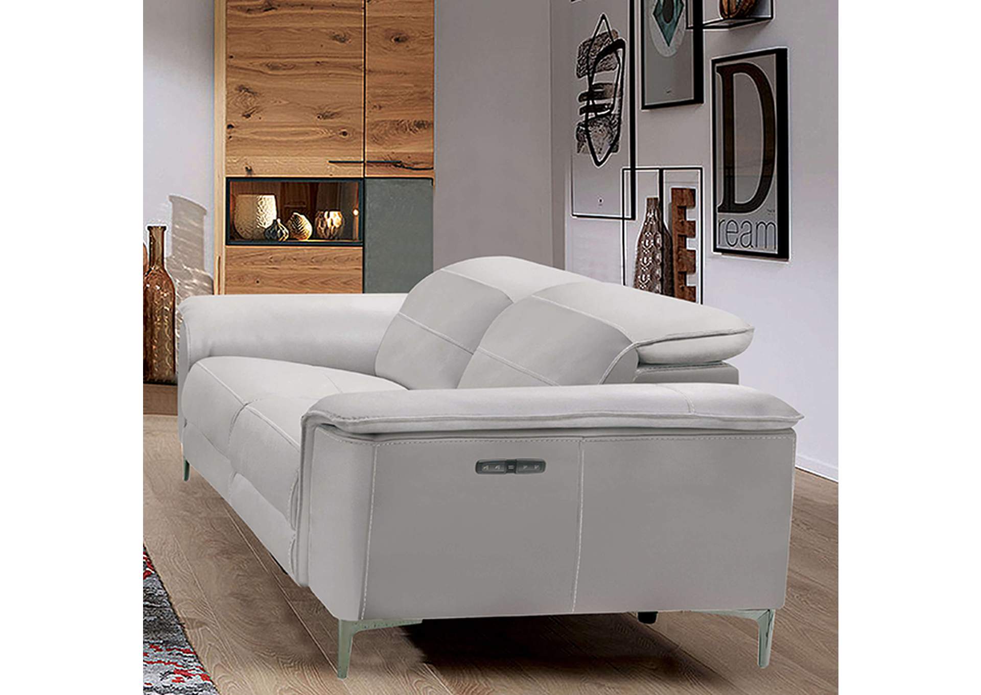 Ascona Power Loveseat,Furniture of America