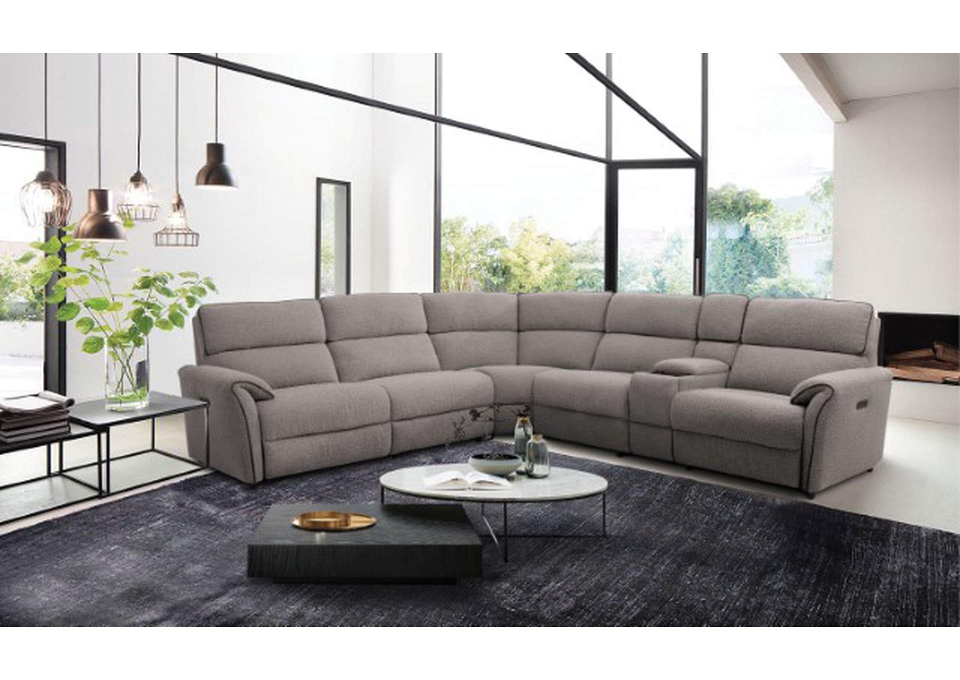 Osanna Power Sectional,Furniture of America