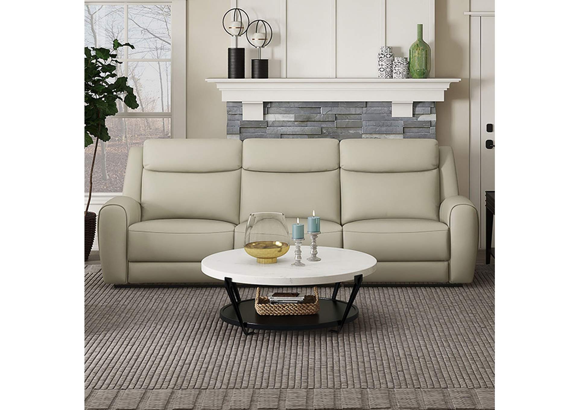 Jacobus Manual Recliner Sofa,Furniture of America