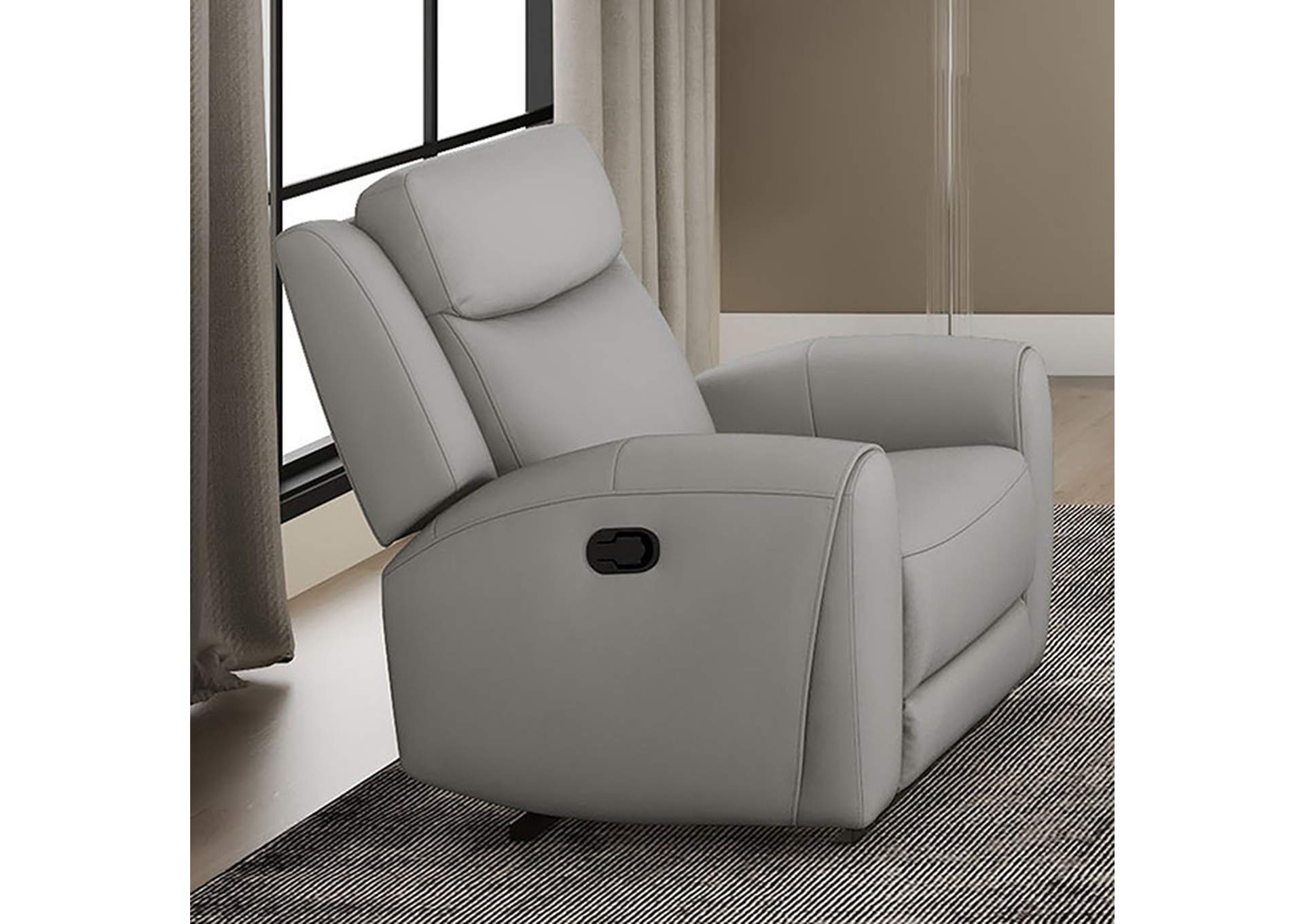 Jacobus Manual Recliner,Furniture of America