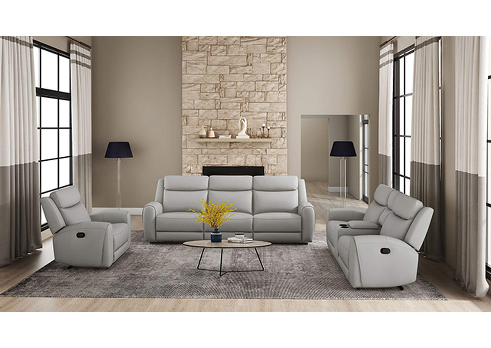 Jacobus Manual Recliner,Furniture of America