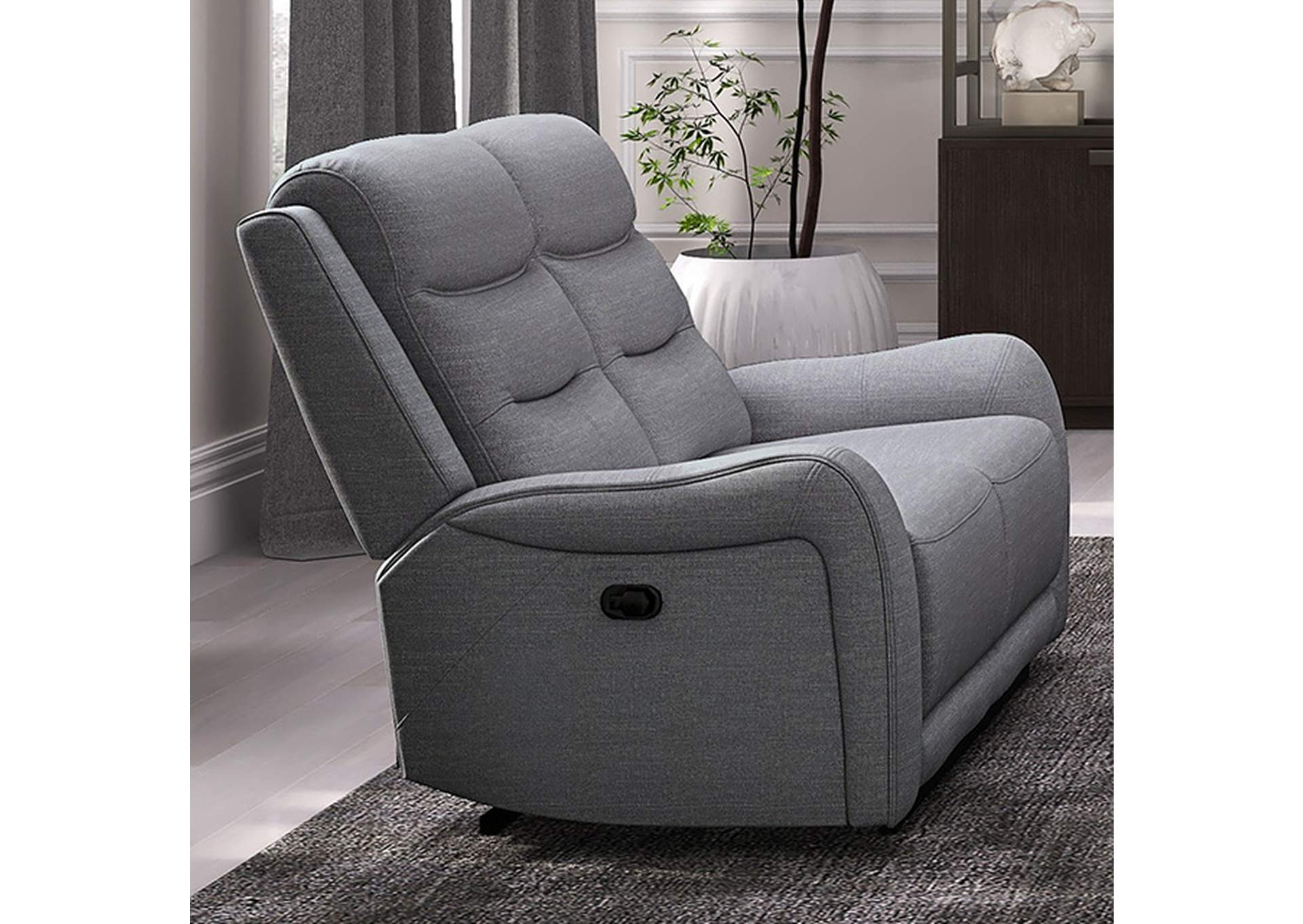 Matthias Manual Loveseat,Furniture of America