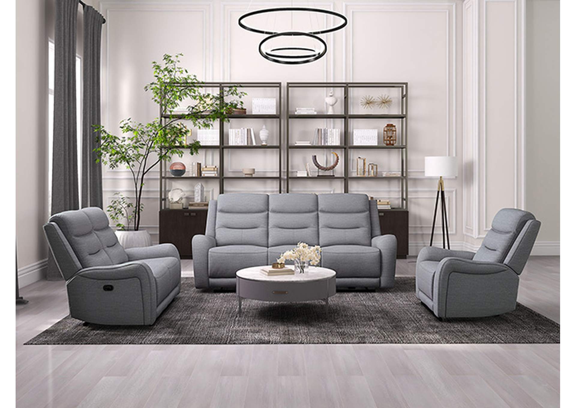 Matthias Manual Loveseat,Furniture of America