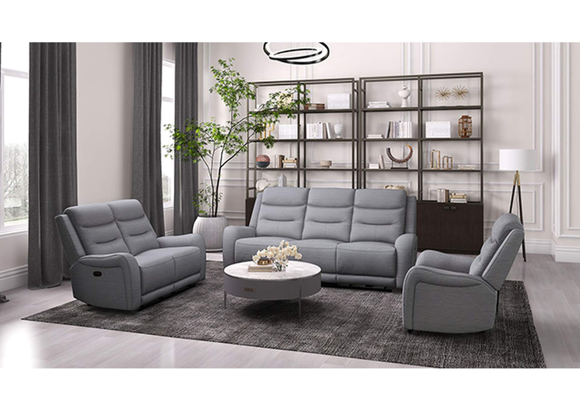 Matthias Manual Loveseat,Furniture of America