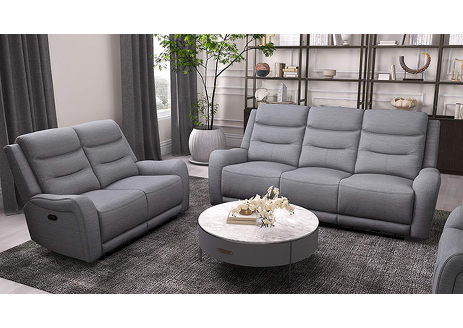 Matthias Manual Loveseat,Furniture of America