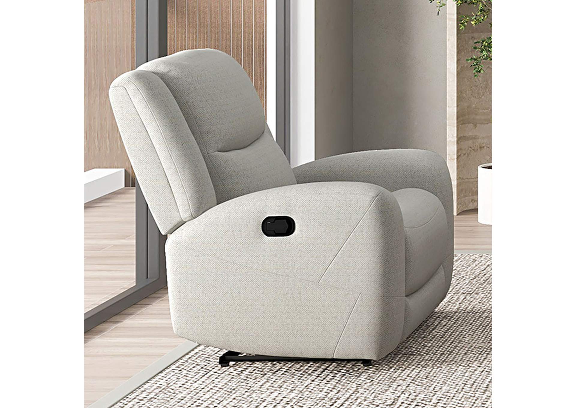 Giraldus Manual Recliner,Furniture of America