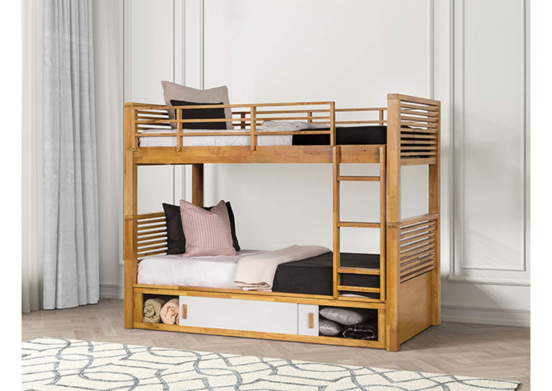 Richland Twin/Twin Bunk Bed,Furniture of America