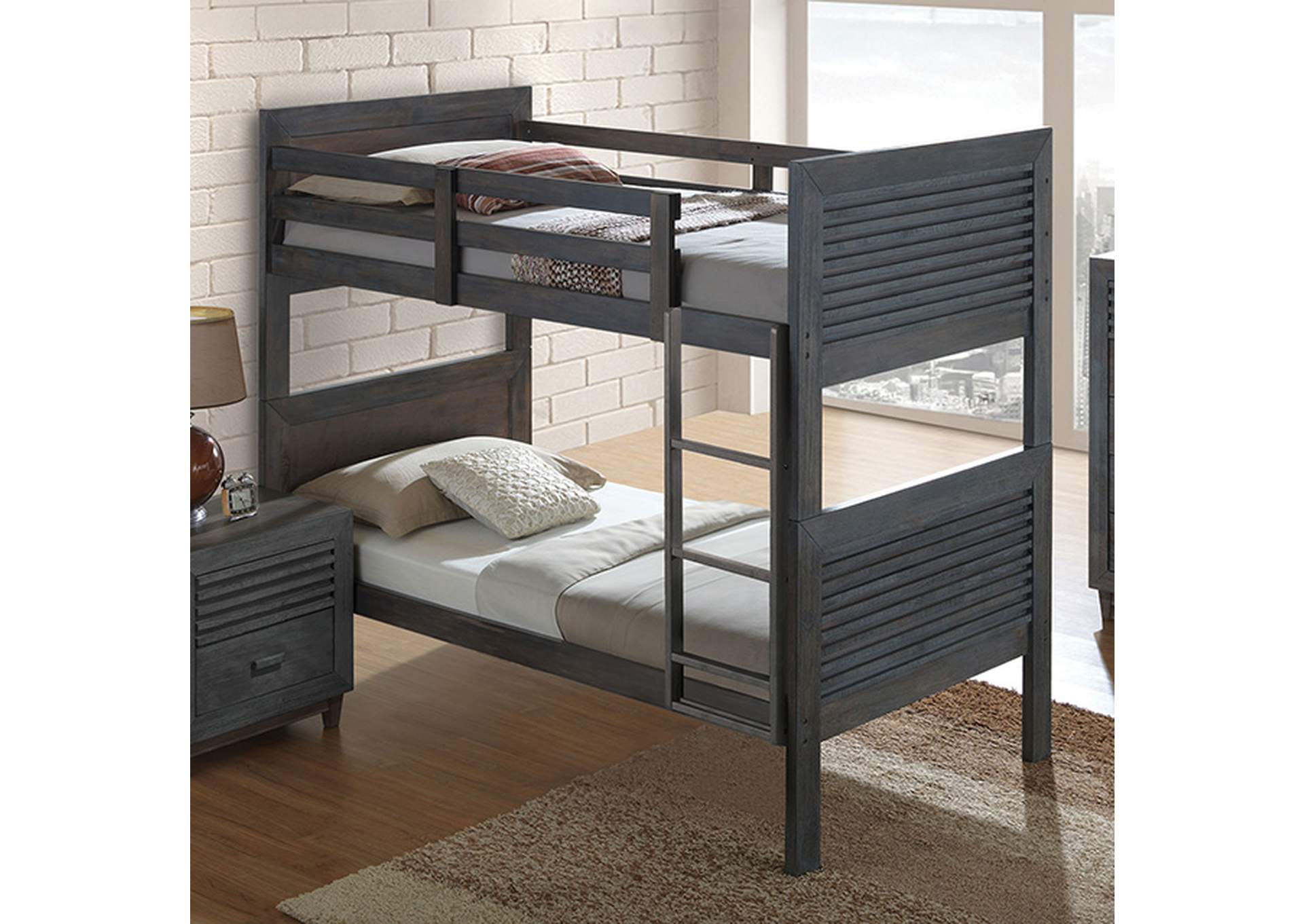 Witham Twin/Twin Bunk Bed,Furniture of America