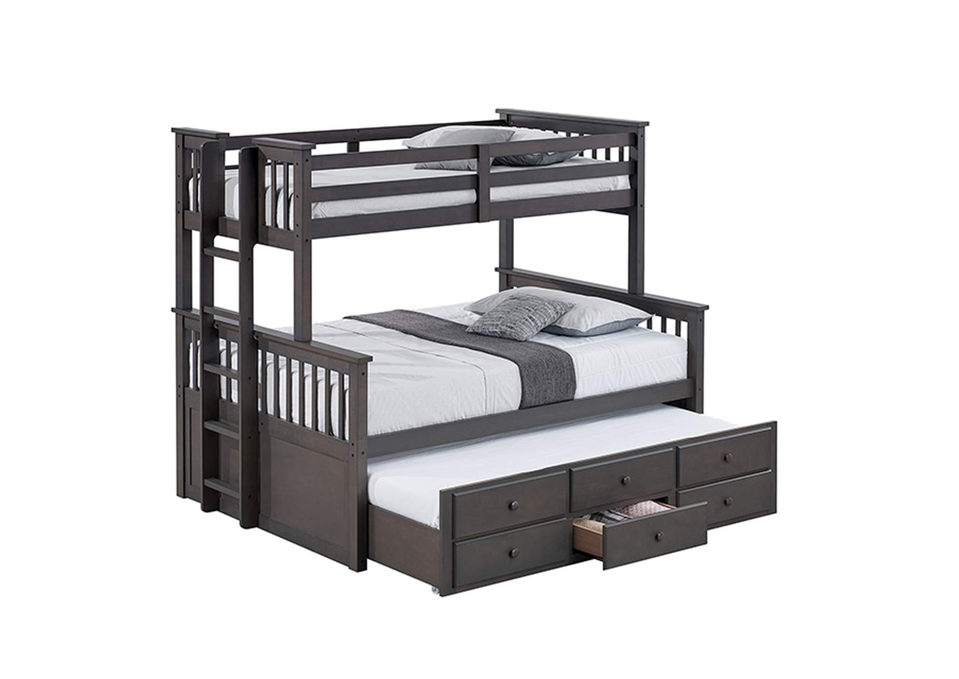 University Twin/Full Bunk Bed,Furniture of America