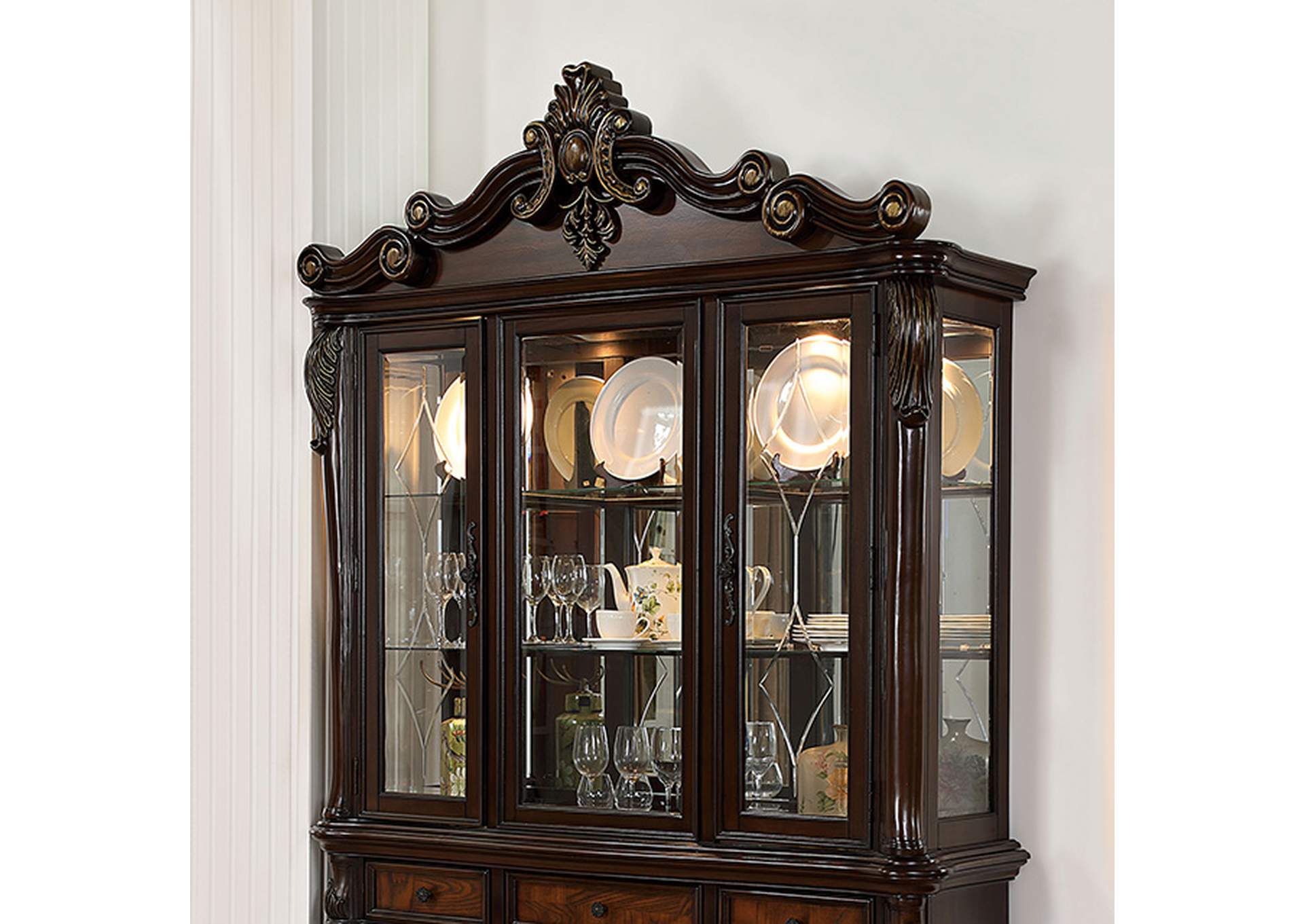 Manzanita Hutch & Buffet,Furniture of America