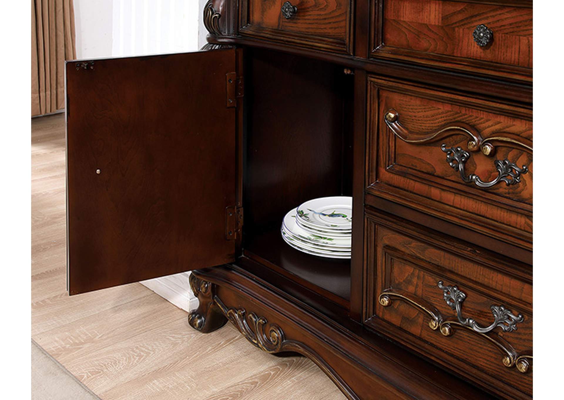Manzanita Hutch & Buffet,Furniture of America