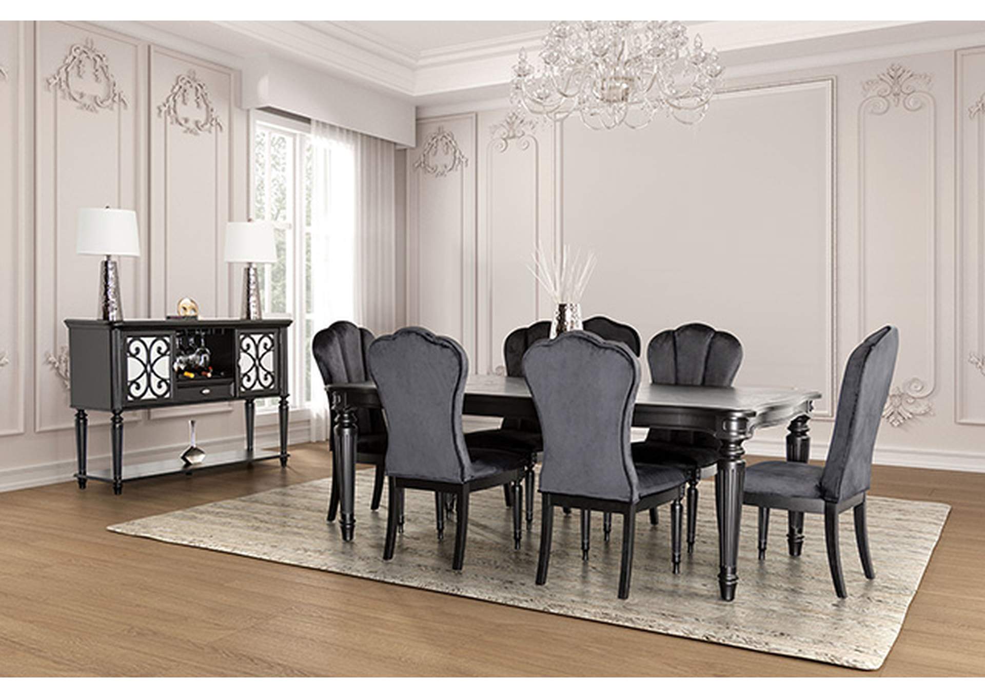 Melodi Parc Dining Table,Furniture of America