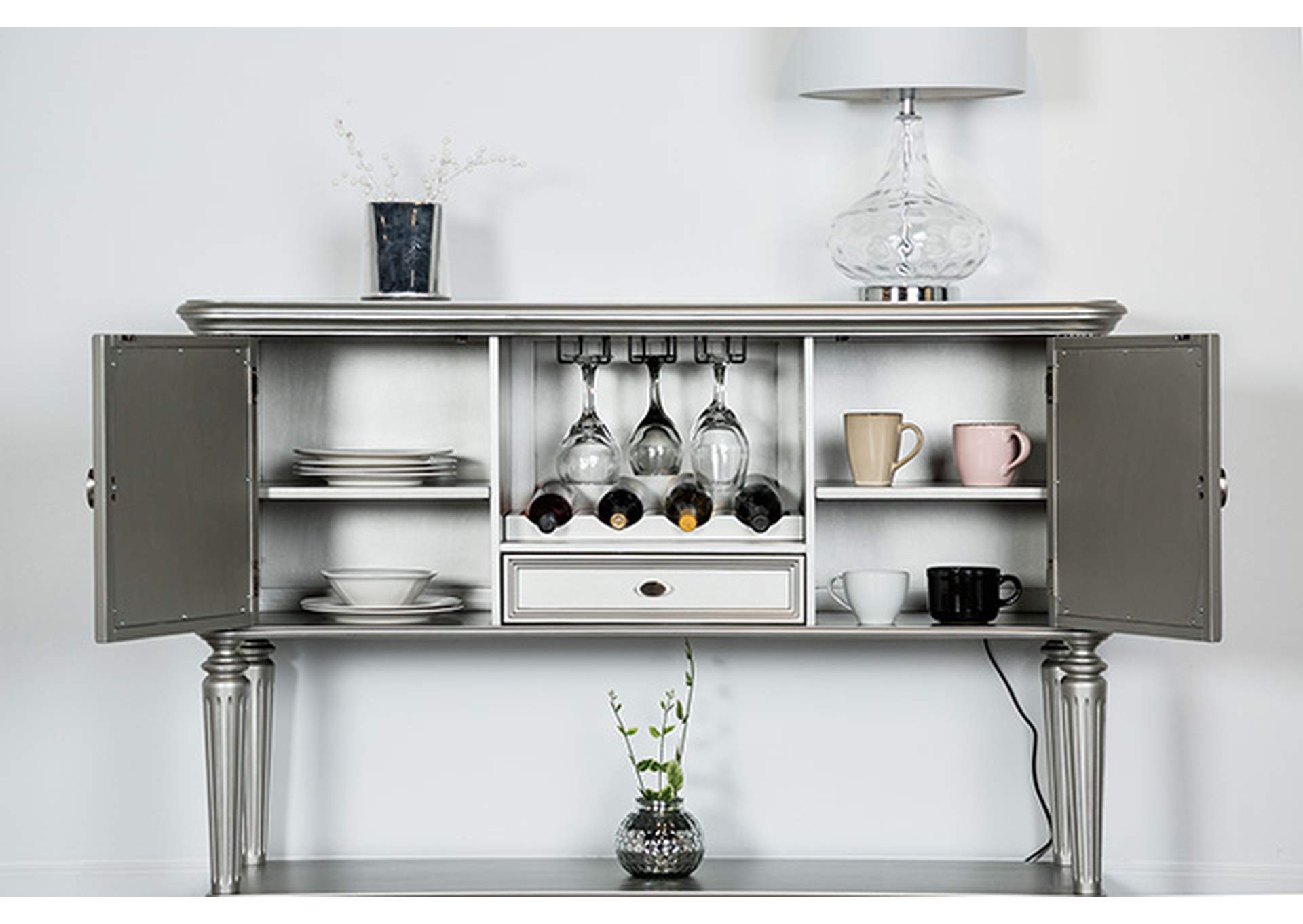 Melodi Parc Server,Furniture of America