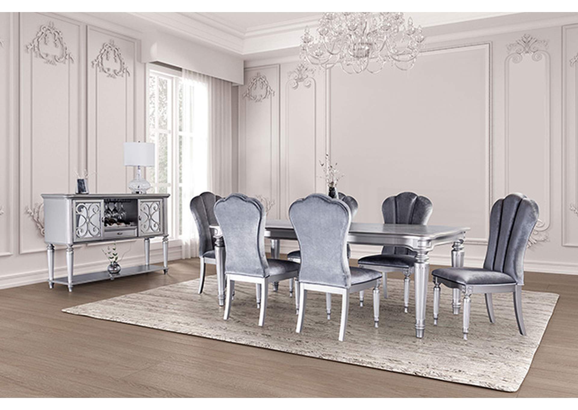 Melodi Parc Dining Table,Furniture of America