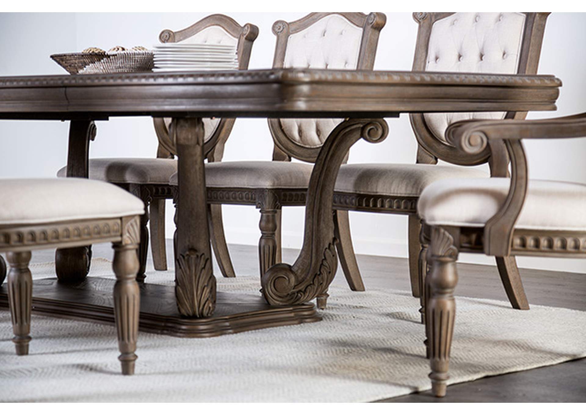 Seven Oaks Dining Table,Furniture of America
