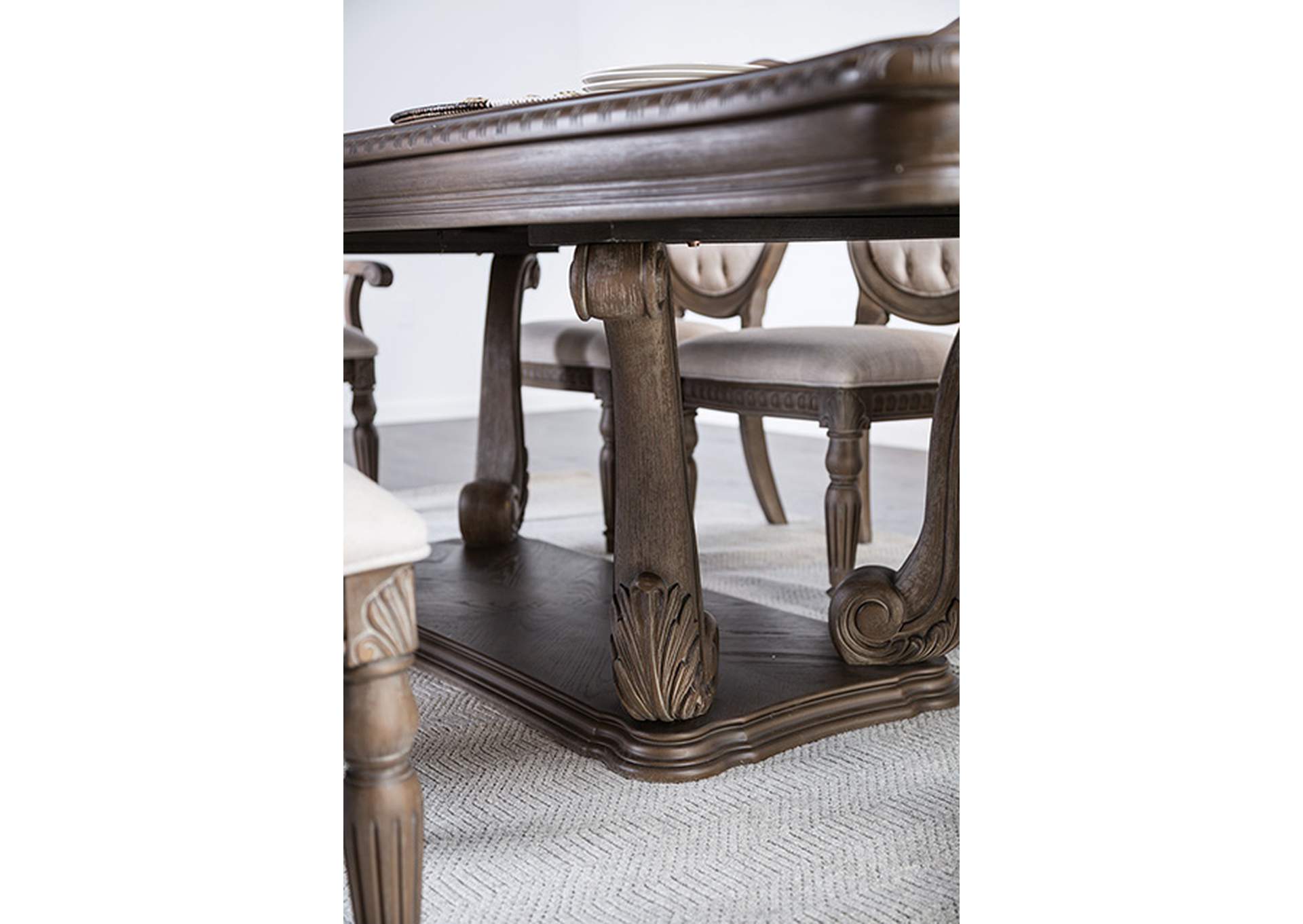 Seven Oaks Dining Table,Furniture of America