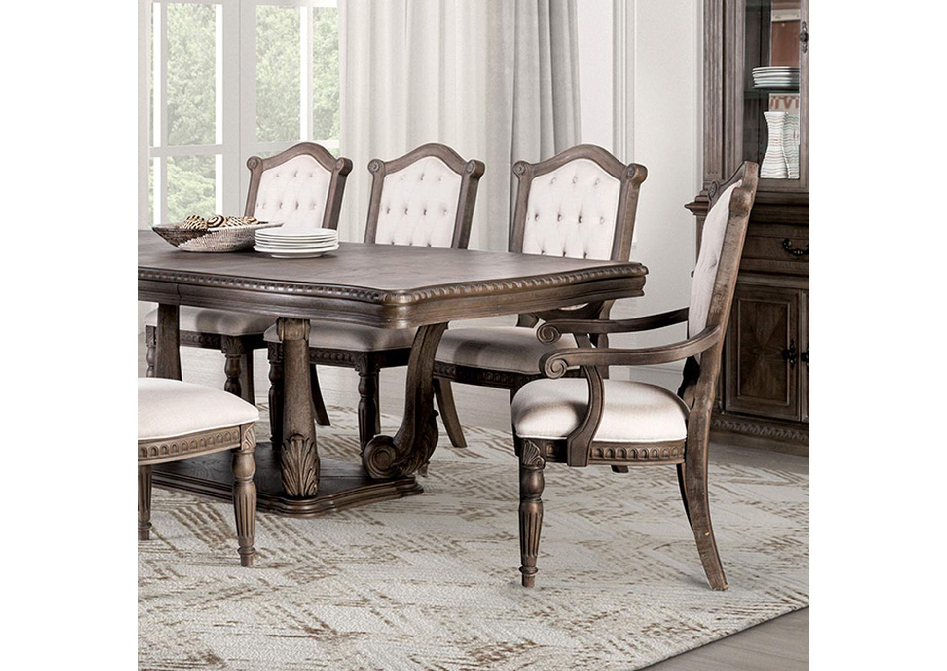 Seven Oaks Dining Table,Furniture of America