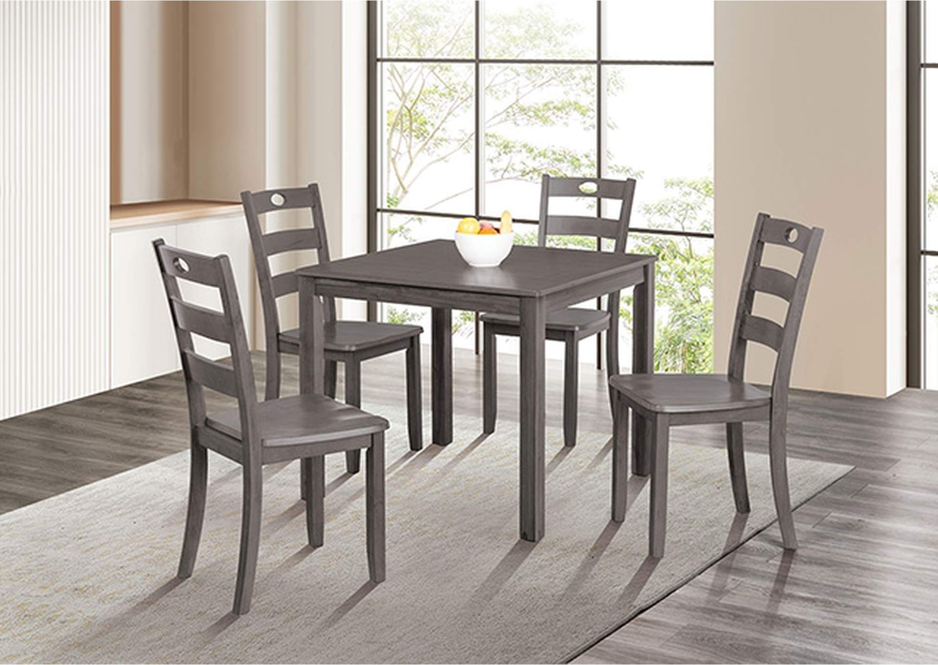 Lubbock 6 Pc. Dining Table Set,Furniture of America