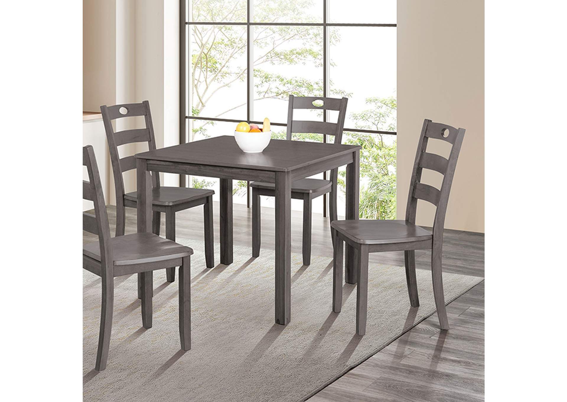 Lubbock 6 Pc. Dining Table Set,Furniture of America